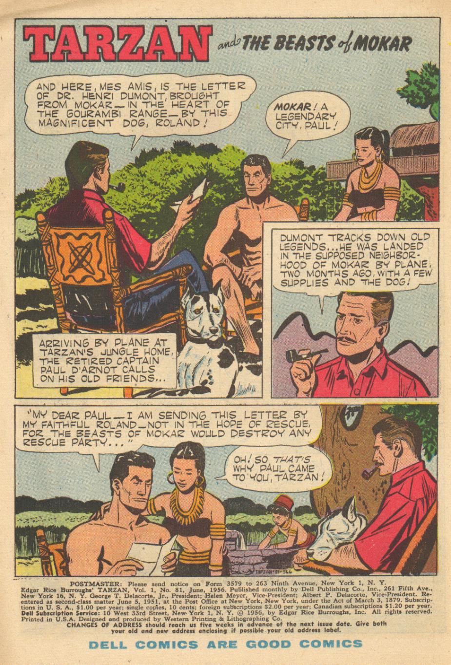 Read online Tarzan (1948) comic -  Issue #81 - 3