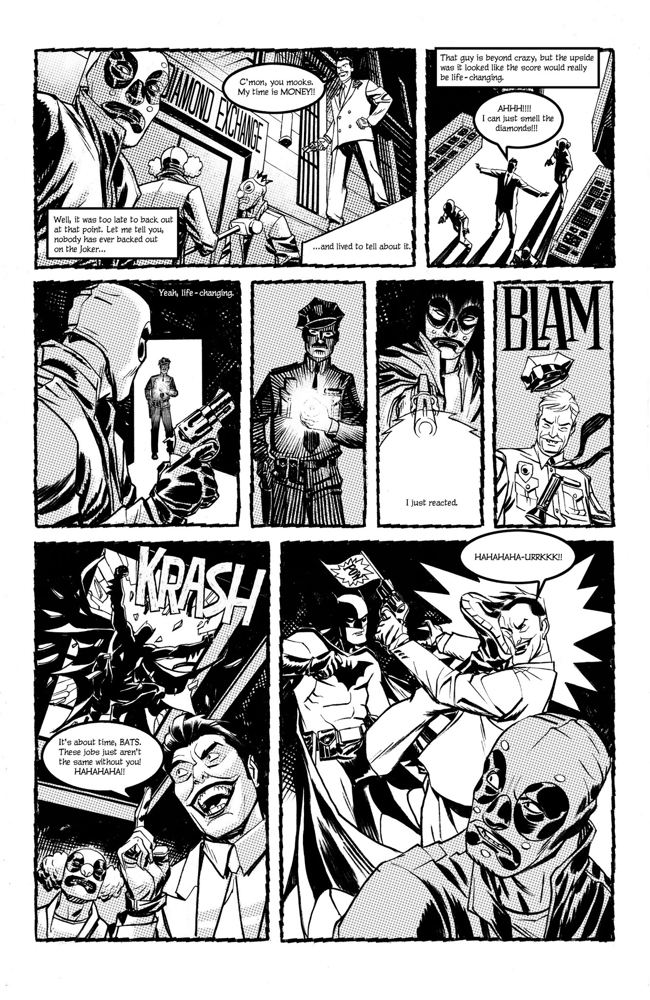 Read online Batman Black and White (2013) comic -  Issue #6 - 46