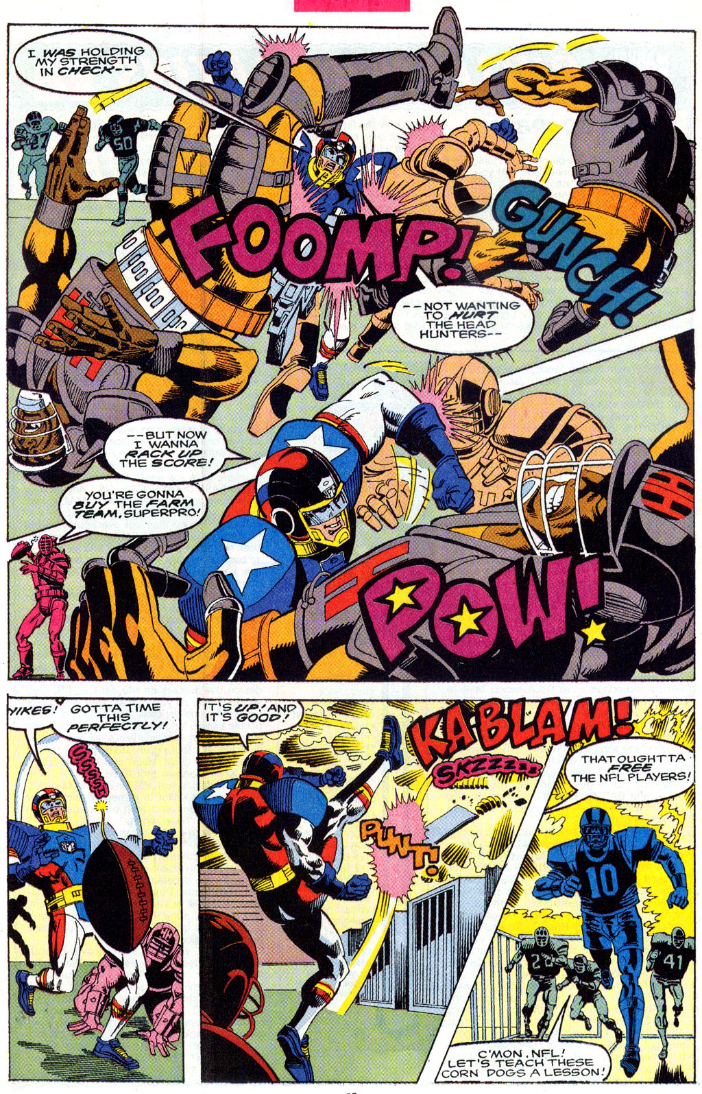 Read online NFL SuperPro comic -  Issue #5 - 20