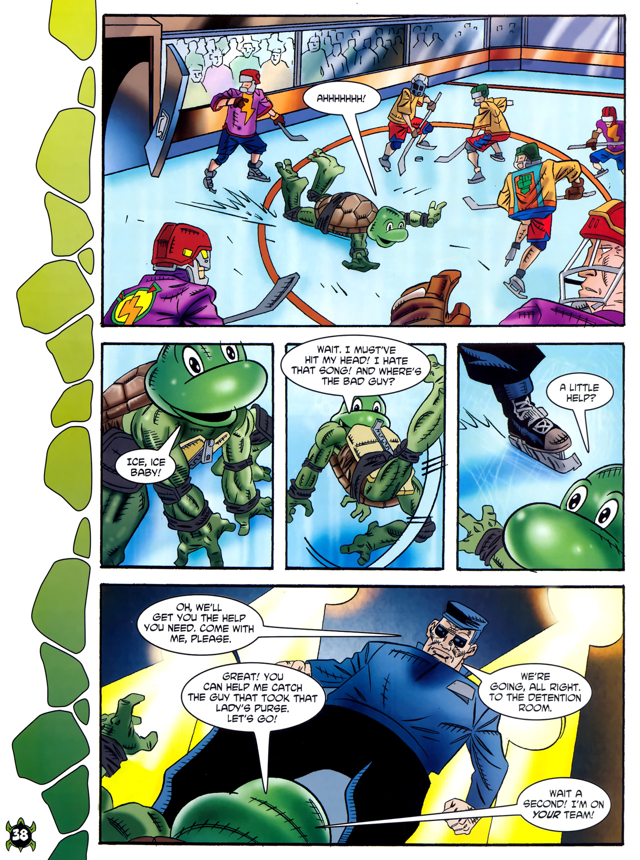 Read online Teenage Mutant Ninja Turtles Comic comic -  Issue #4 - 32