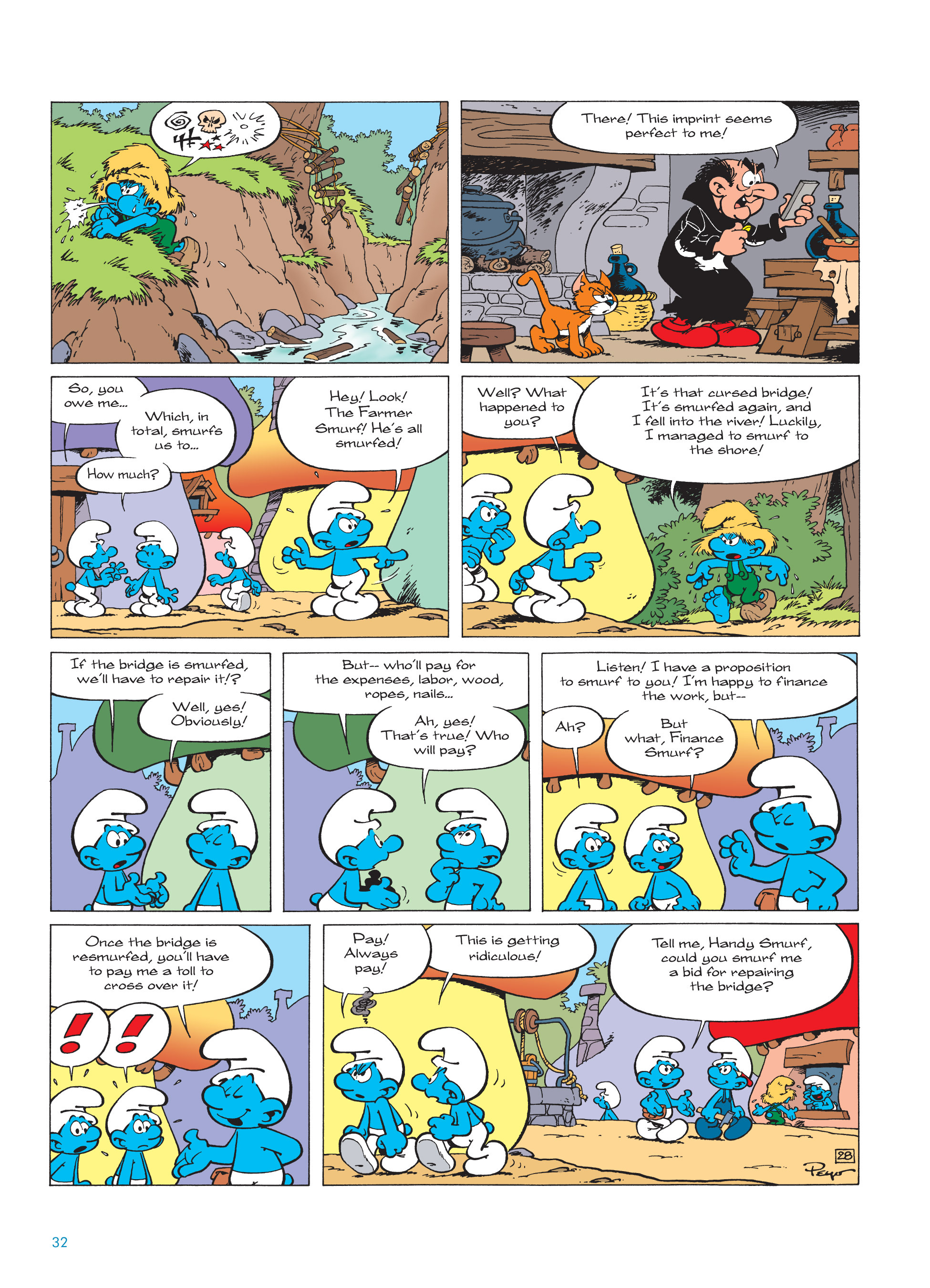 Read online The Smurfs comic -  Issue #18 - 32