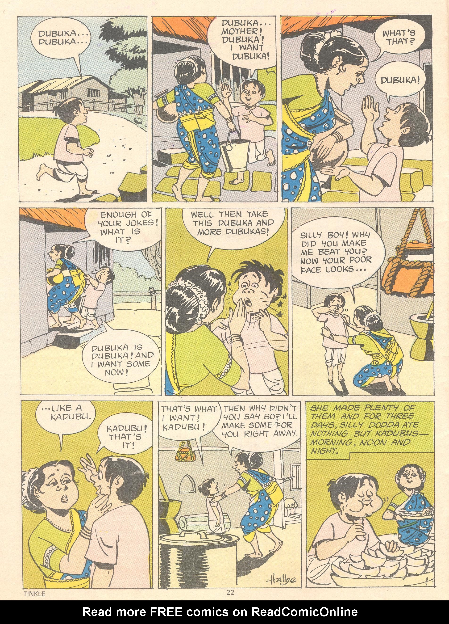 Read online Tinkle comic -  Issue #14 - 24