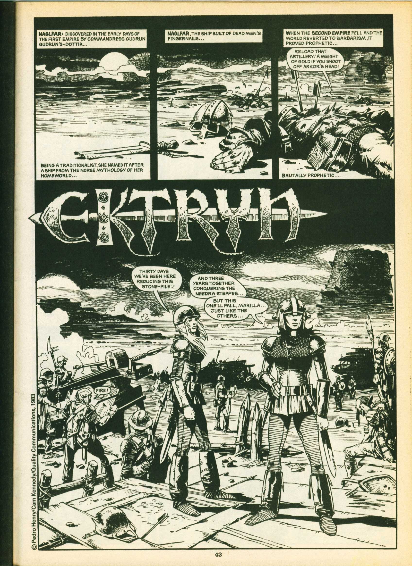 Read online Warrior comic -  Issue #14 - 43