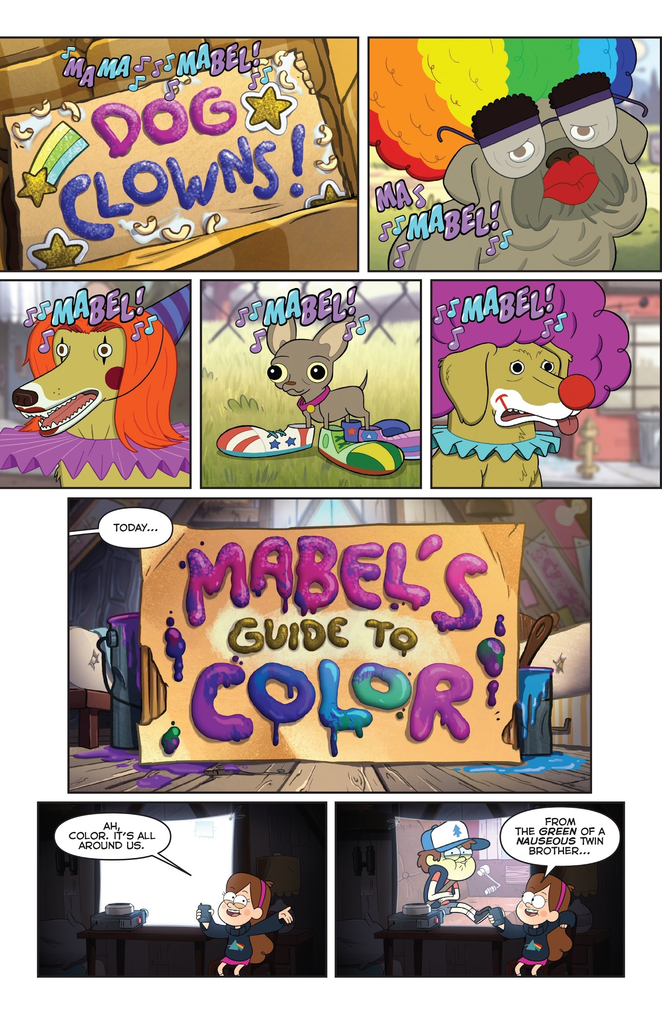 Read online Disney Gravity Falls Shorts Cinestory Comic comic -  Issue #4 - 14