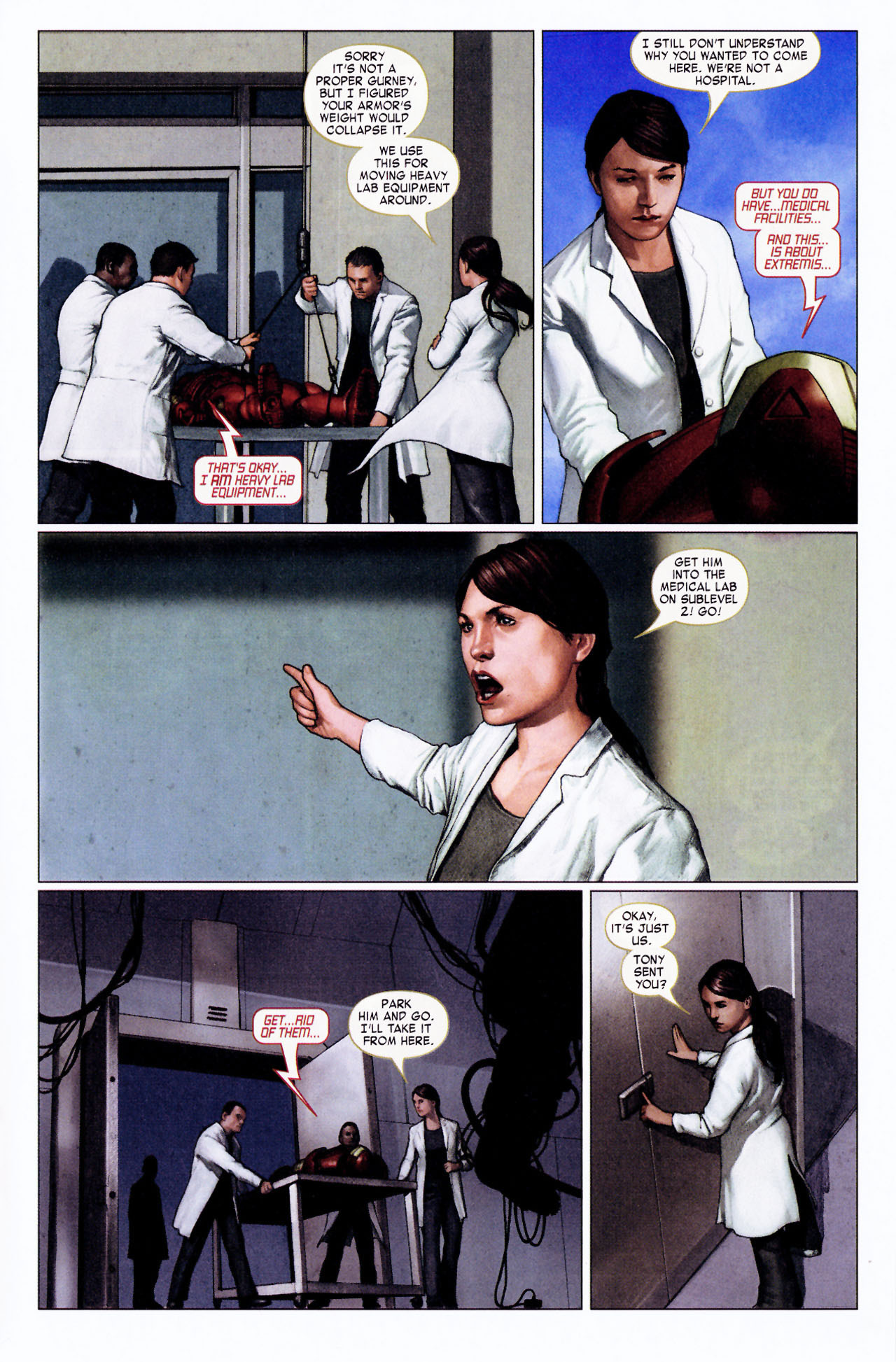 Read online Iron Man: Extremis Director's Cut comic -  Issue #4 - 11