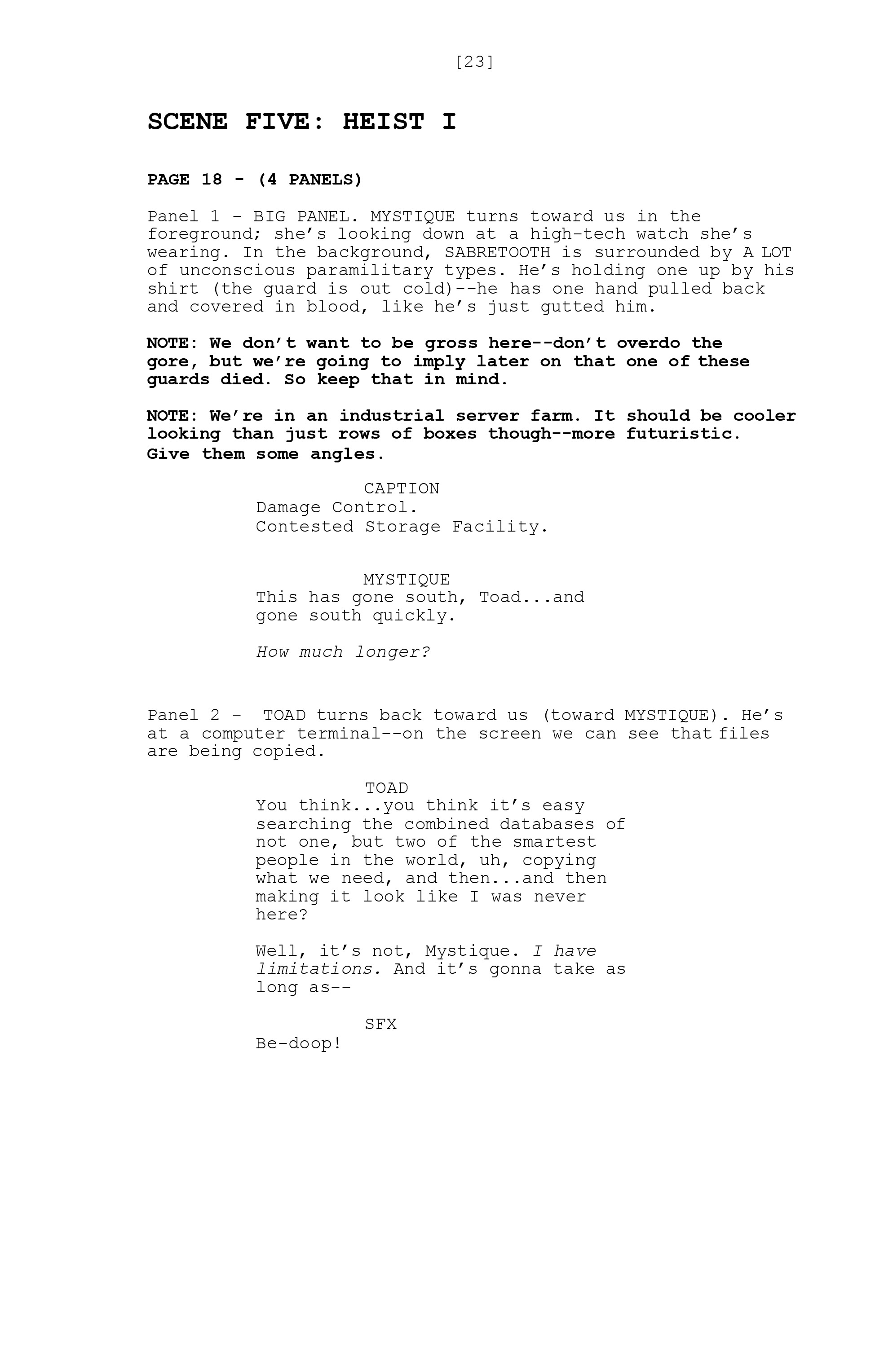 Read online House of X comic -  Issue # _Director's Cut - 90