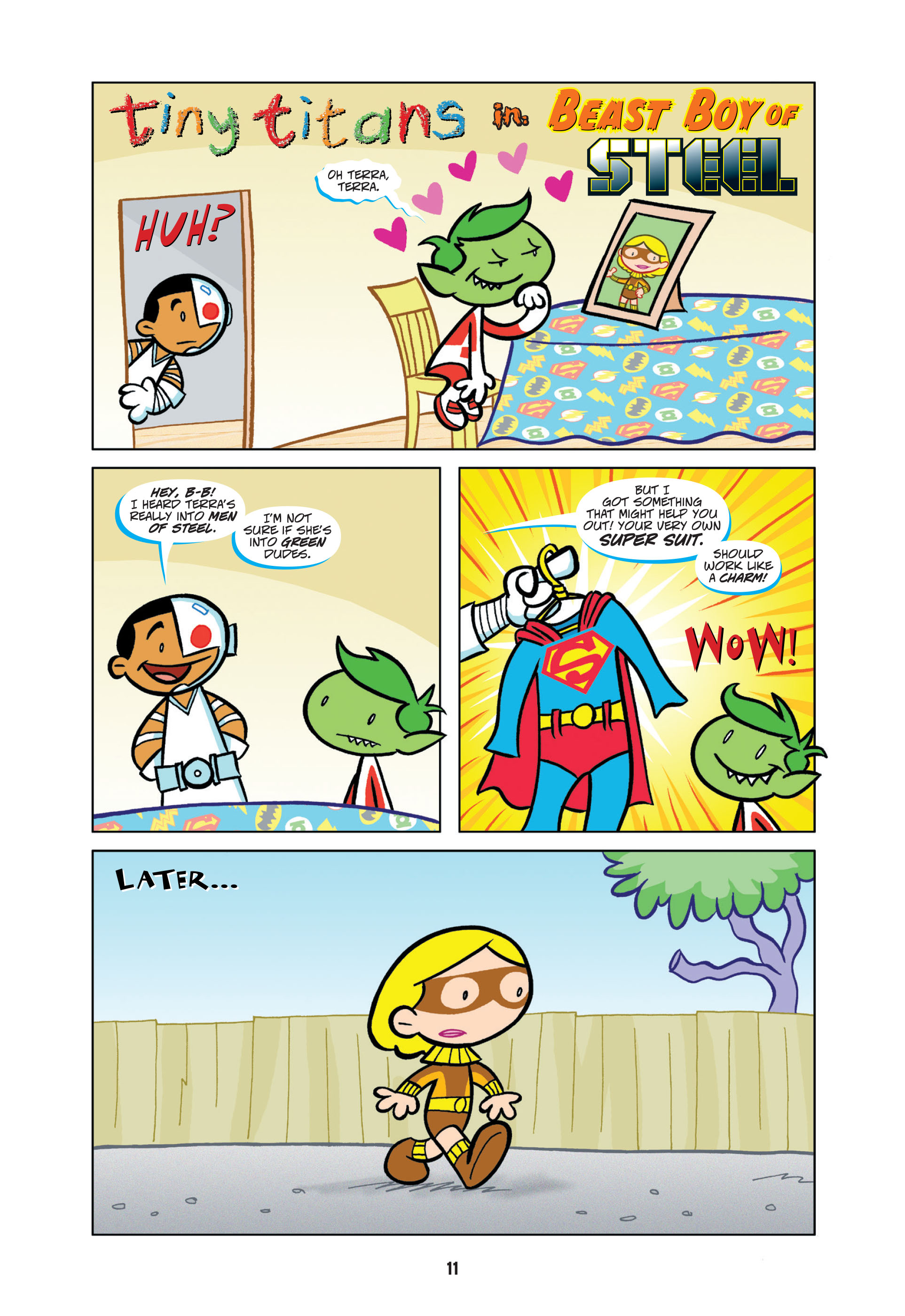 Read online Tiny Titans: Beast Boy & Raven comic -  Issue # TPB - 11