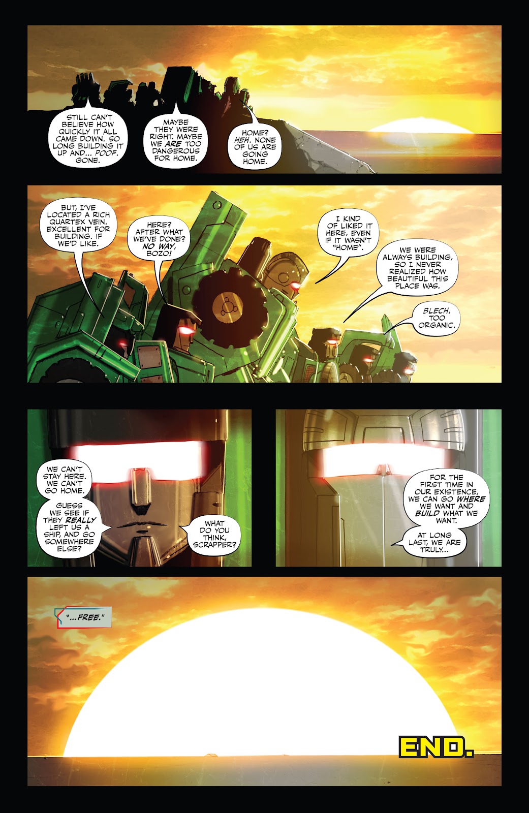 Read online Transformers Galaxies comic Issue 4