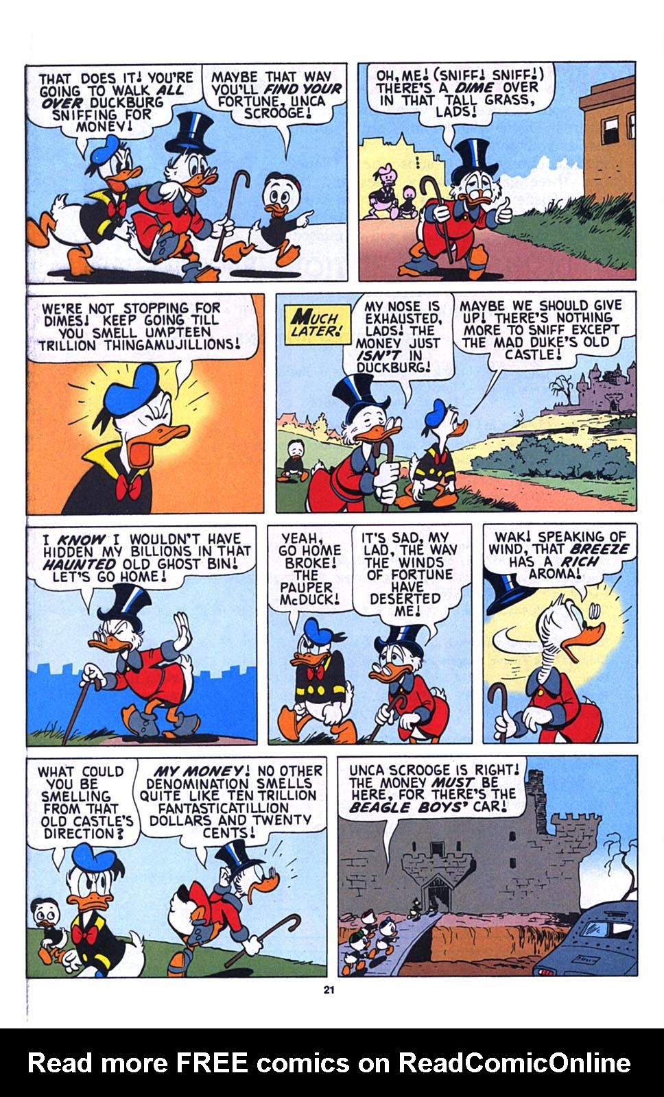 Read online Uncle Scrooge (1953) comic -  Issue #273 - 22