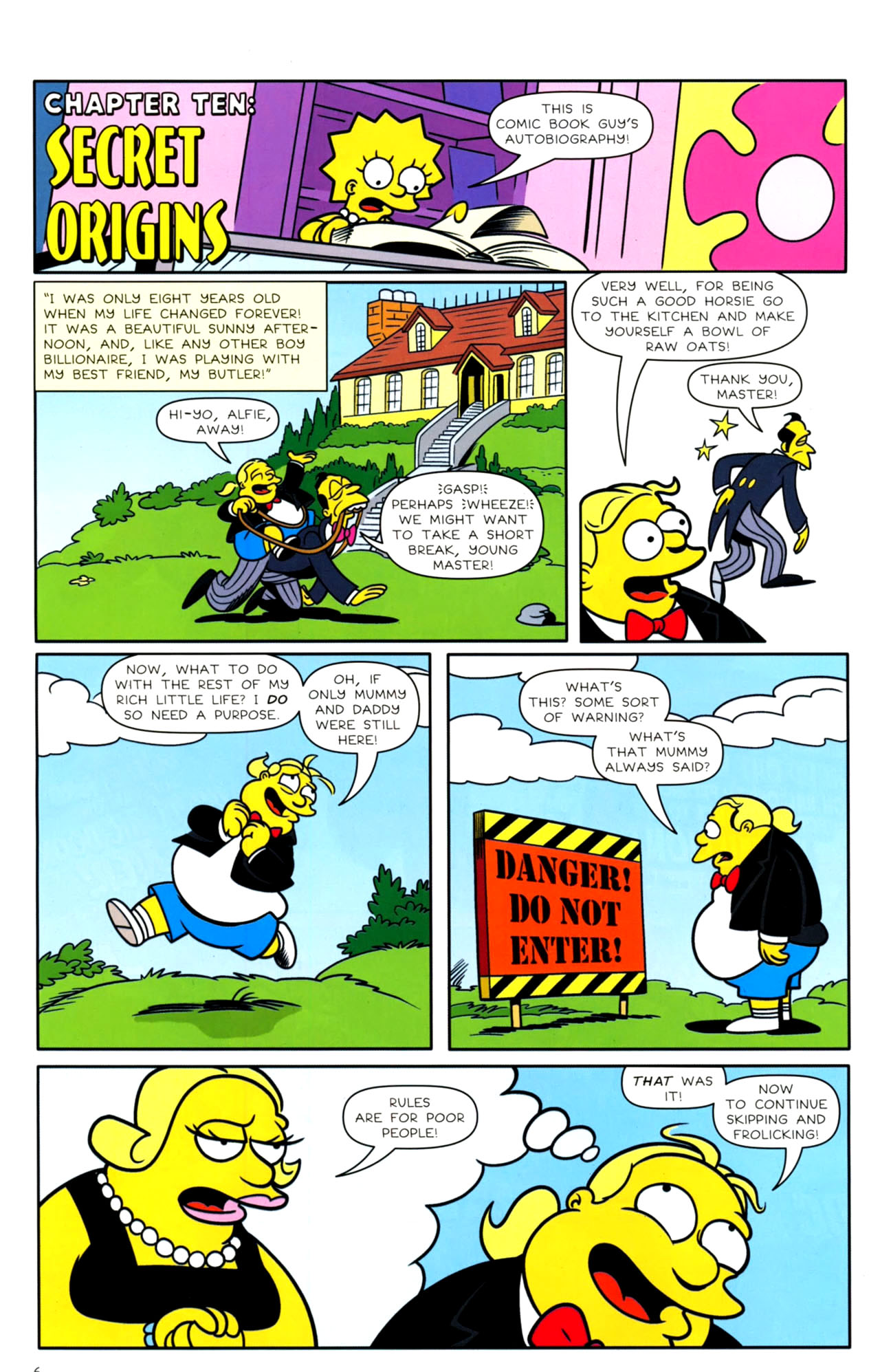 Read online Bongo Comics presents Comic Book Guy: The Comic Book comic -  Issue #4 - 8