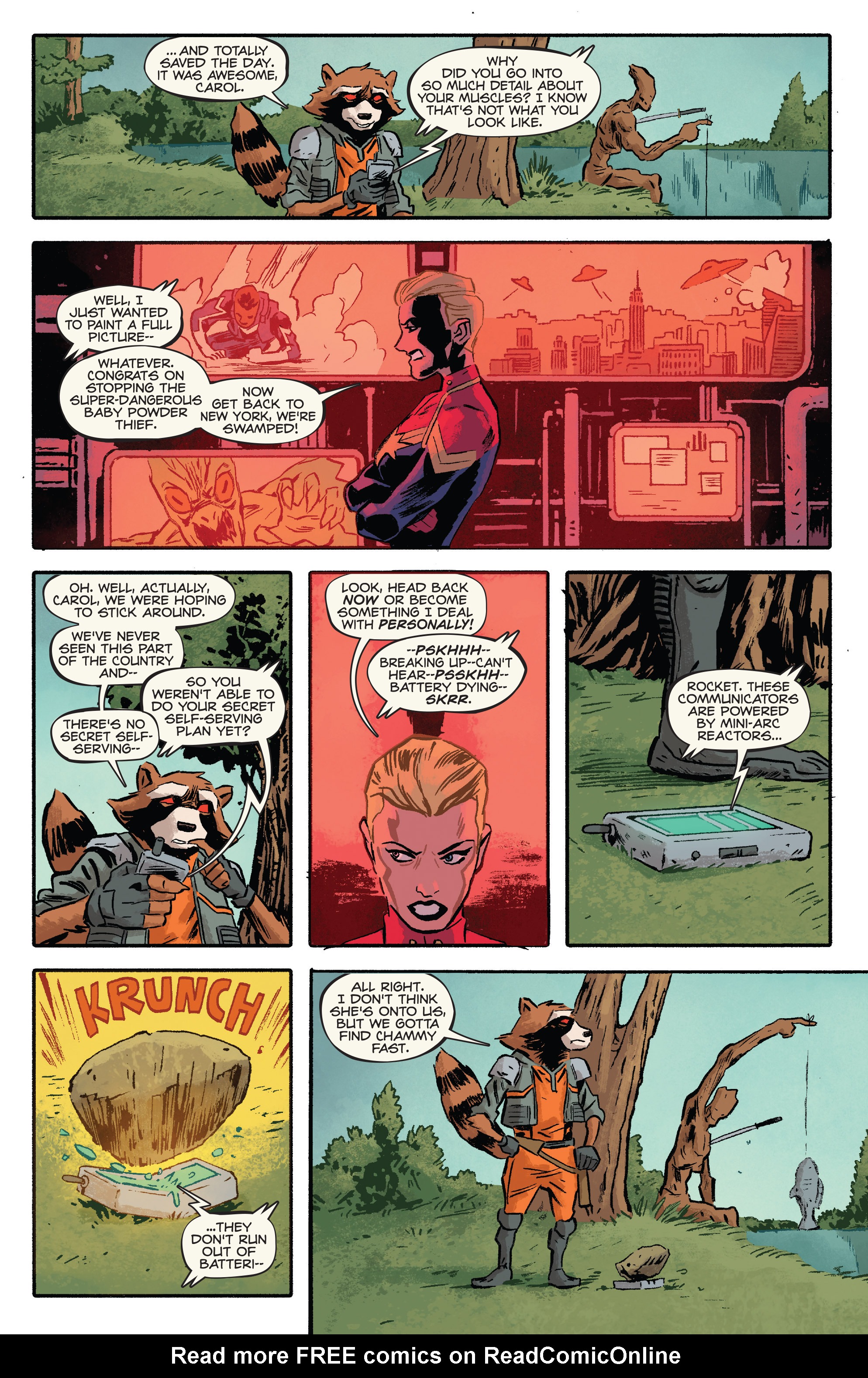 Read online Rocket Raccoon & Groot comic -  Issue #8 - 17