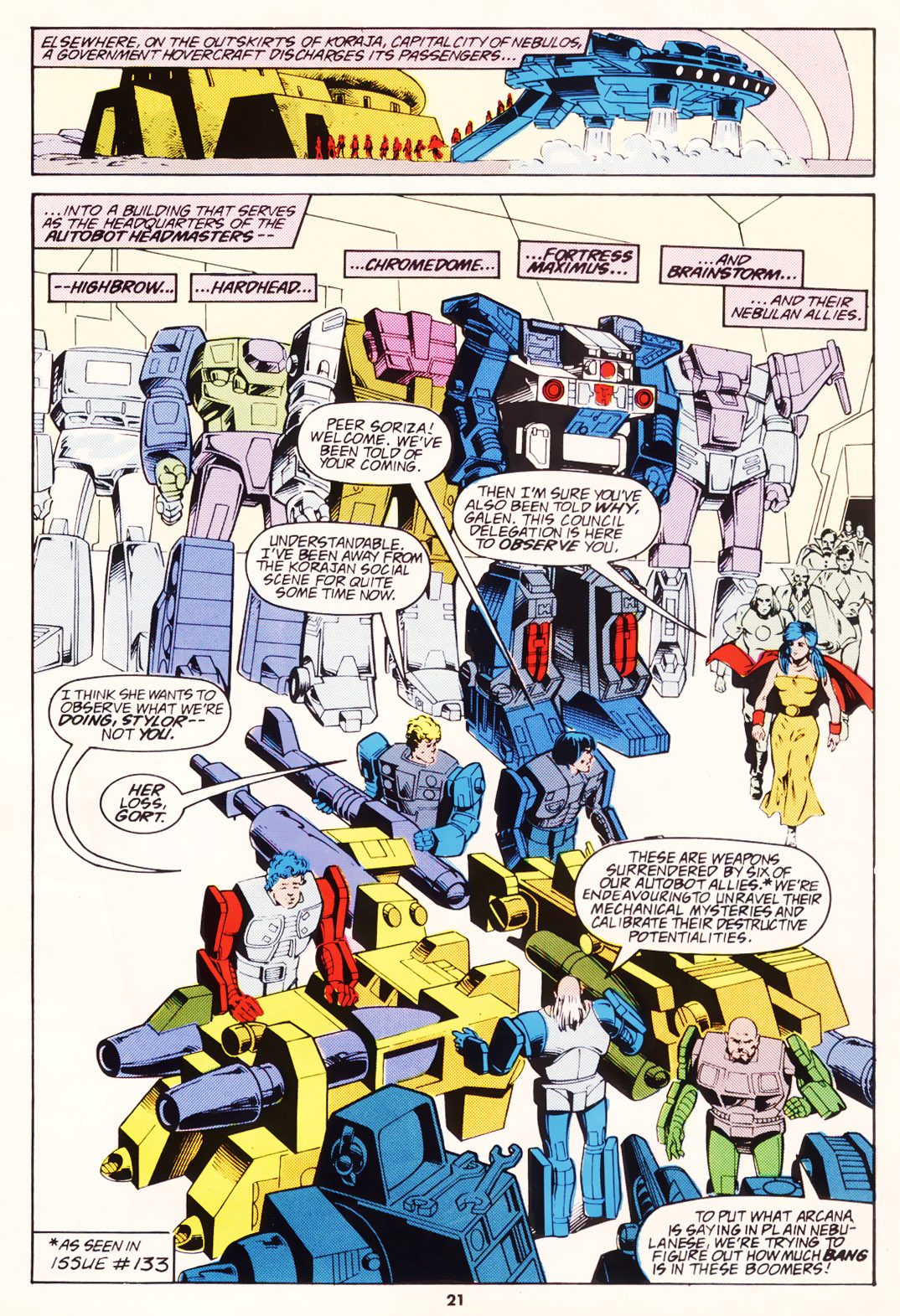 Read online The Transformers (UK) comic -  Issue #139 - 19