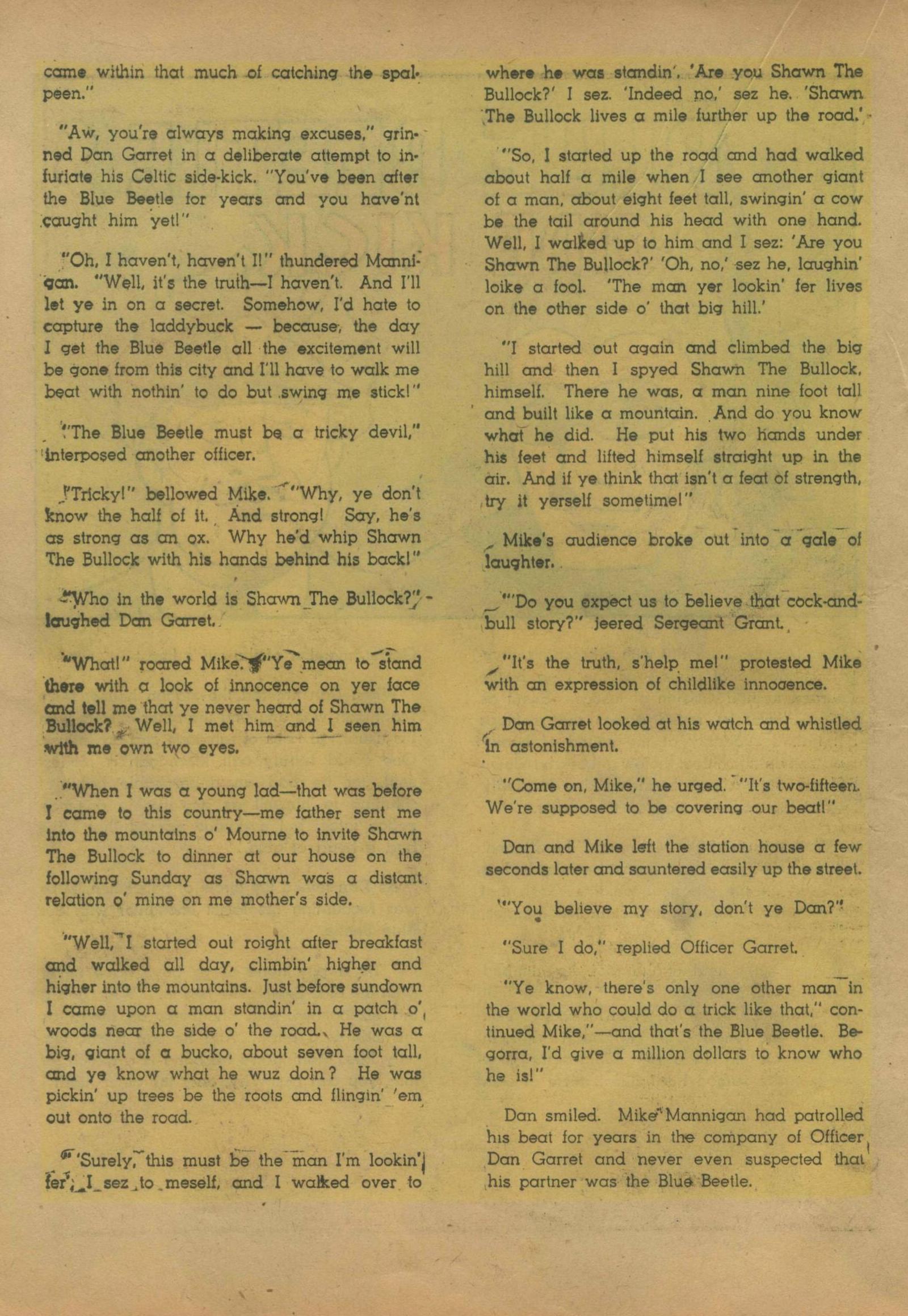 Read online The Blue Beetle comic -  Issue #14 - 36