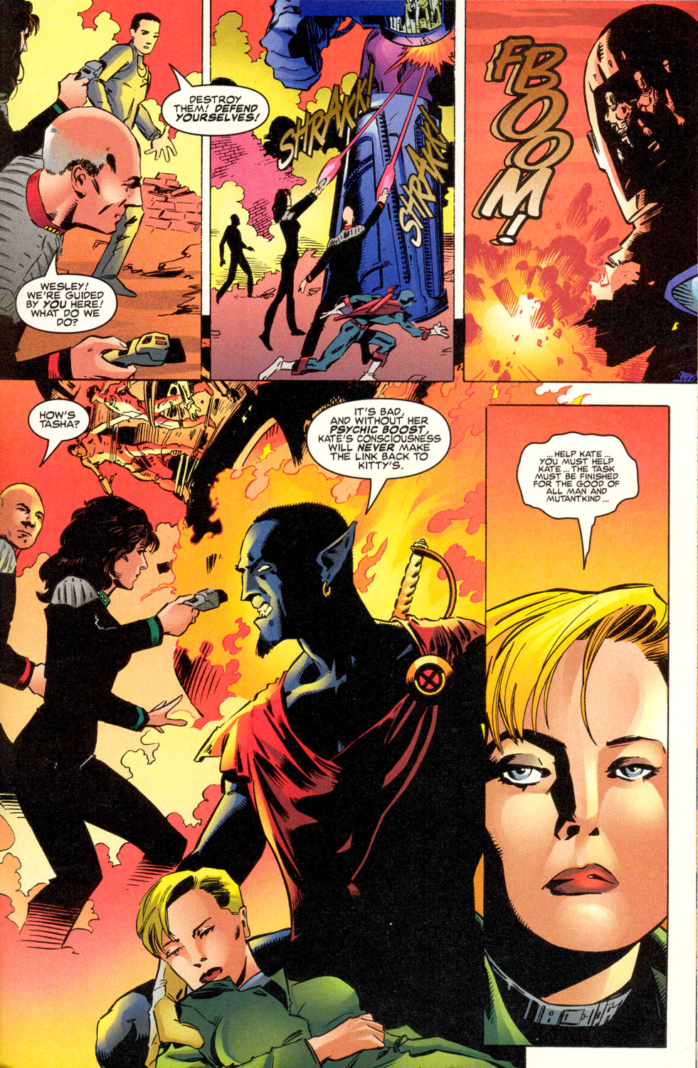 Read online Star Trek: The Next Generation/X-Men: Second Contact comic -  Issue # Full - 52