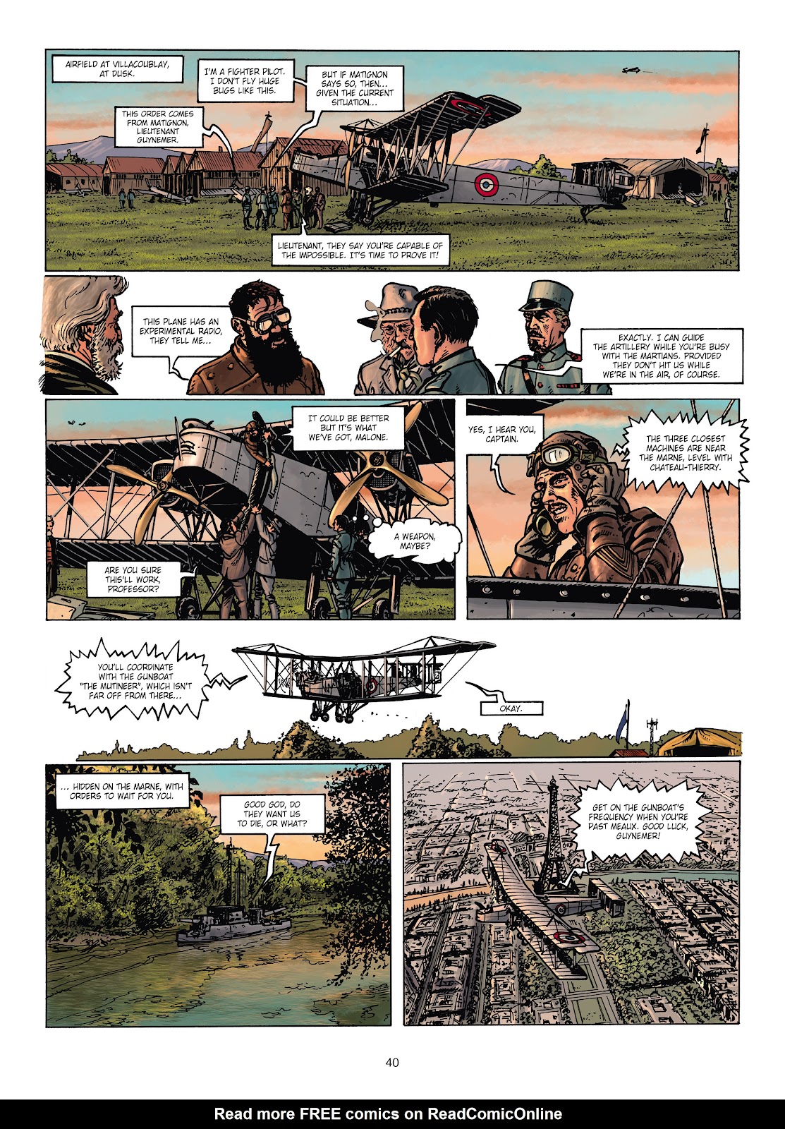 War of the World War One Vol. 3: The Monsters from Mars issue Full - Page 40