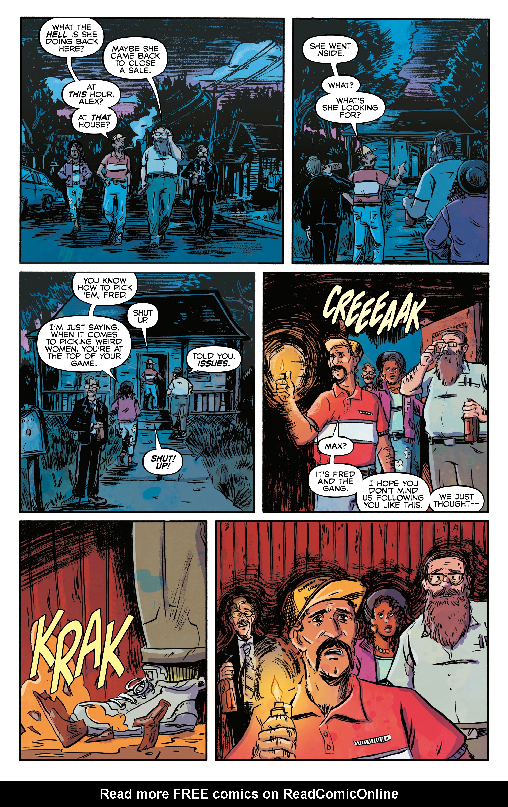 Read online Door to Door, Night by Night comic -  Issue #1 - 21