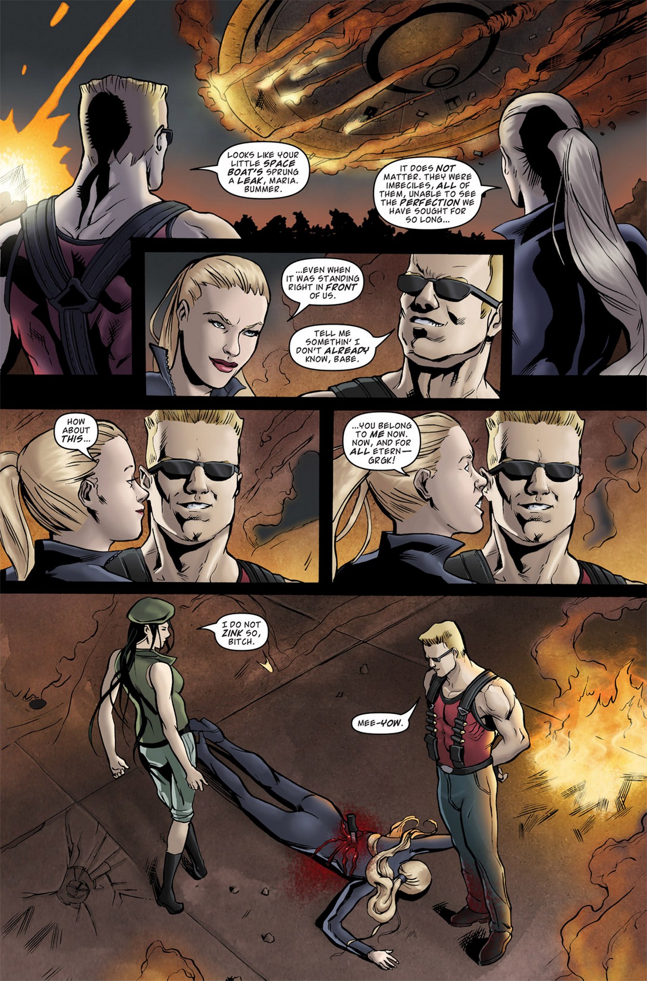 Read online Duke Nukem: Glorious Bastard comic -  Issue #4 - 22