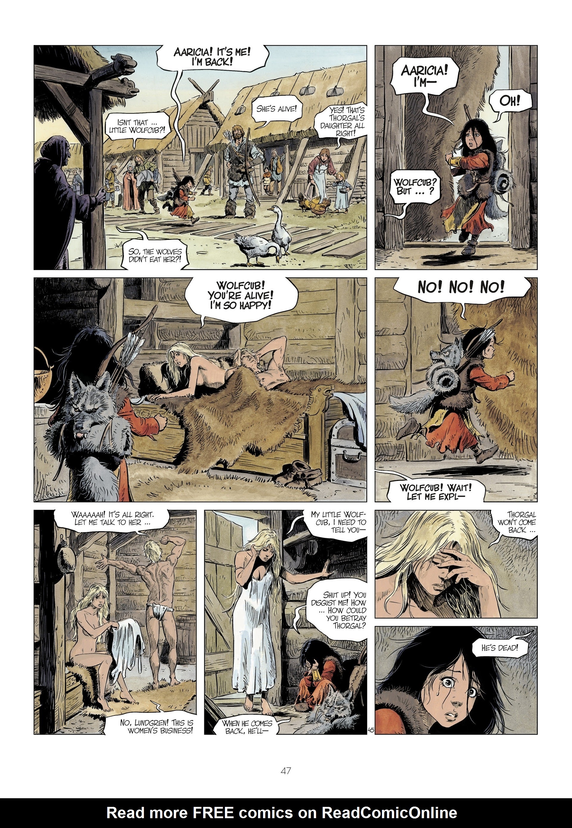 Read online The World of Thorgal: Wolfcub comic -  Issue #3 - 49