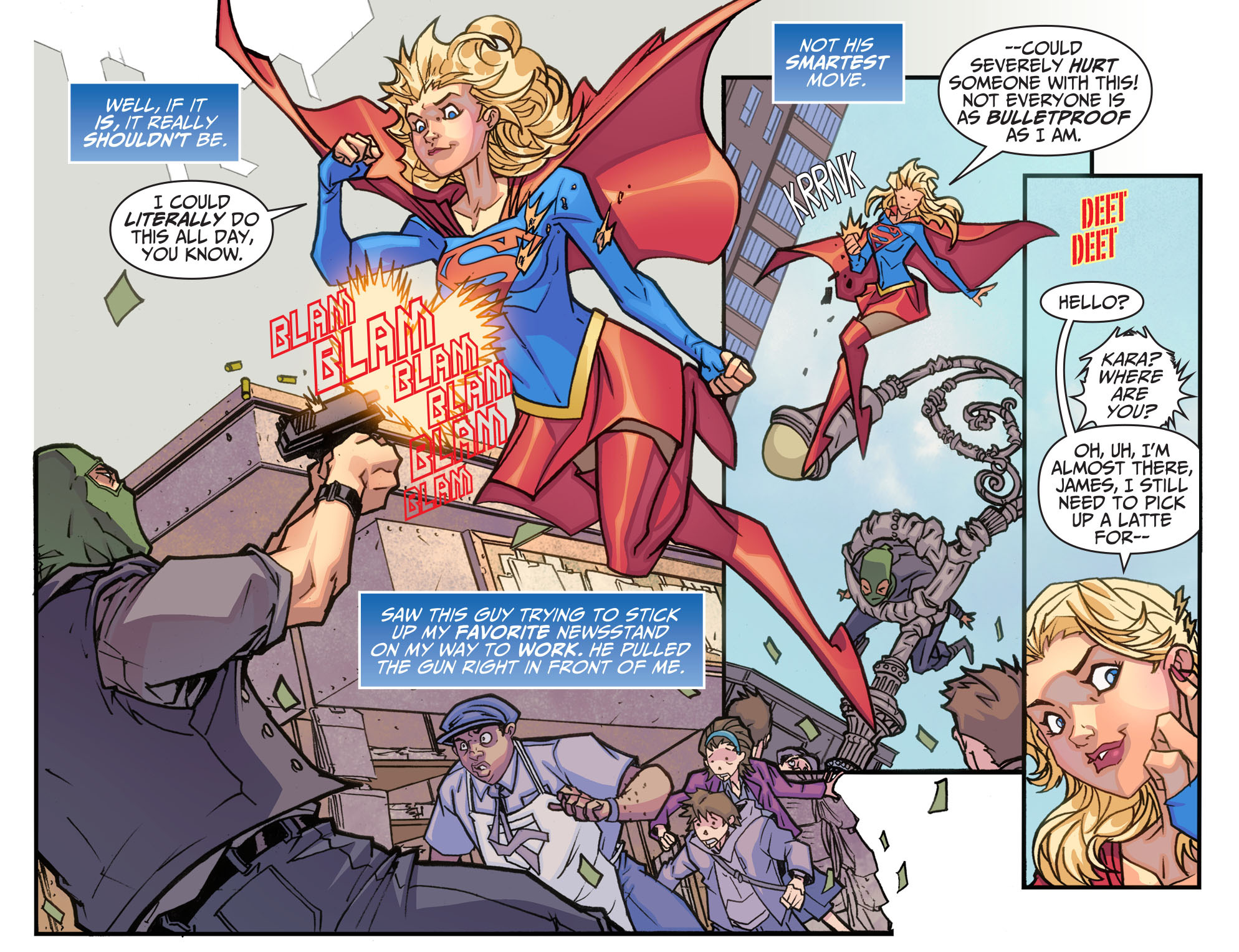 Read online Adventures of Supergirl comic -  Issue #4 - 4