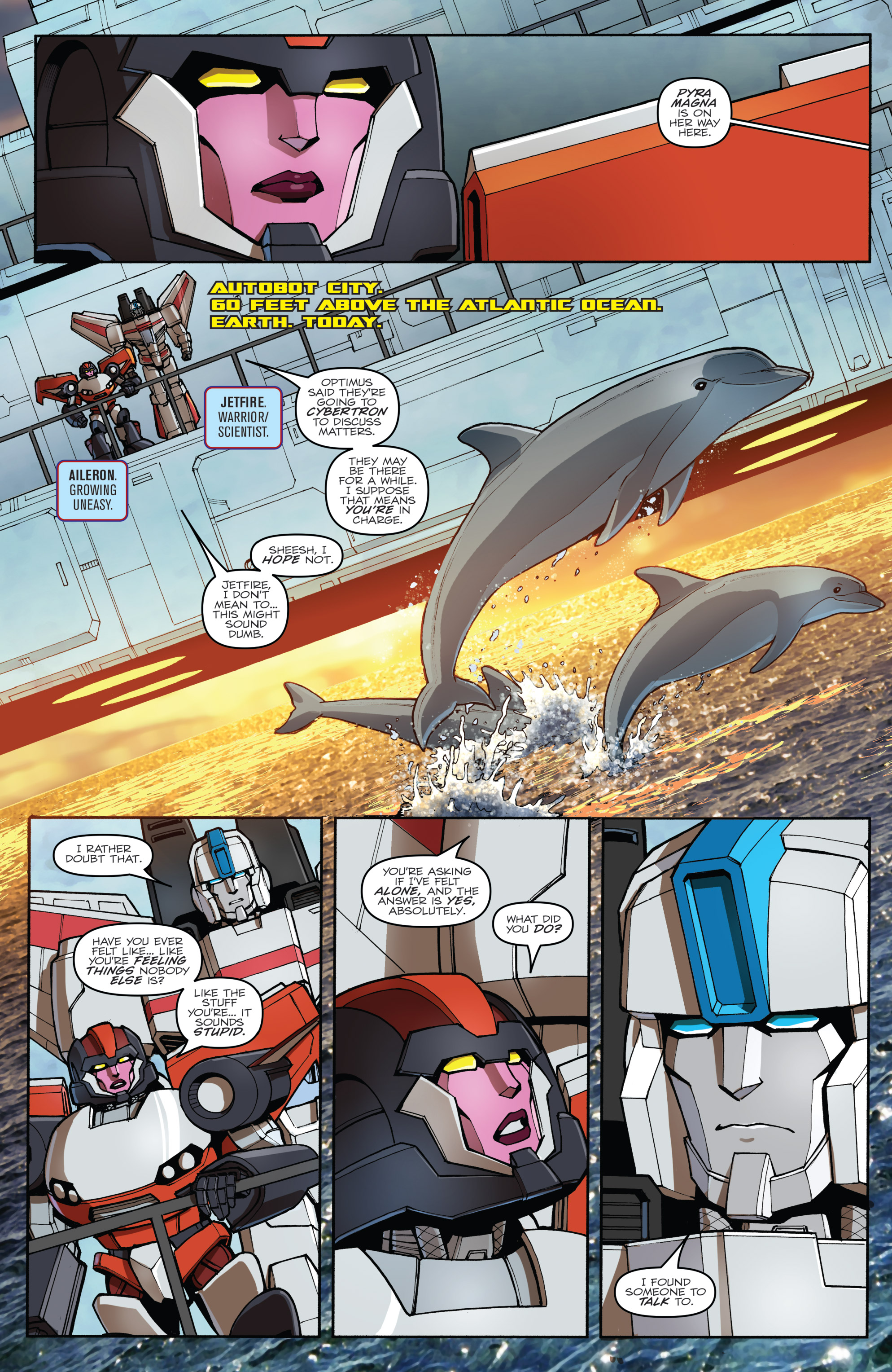 Read online Optimus Prime comic -  Issue #8 - 17