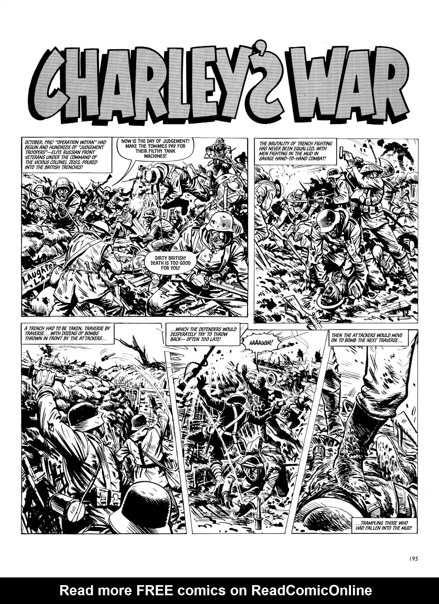 Read online Charley's War: The Definitive Collection comic -  Issue # TPB - 195
