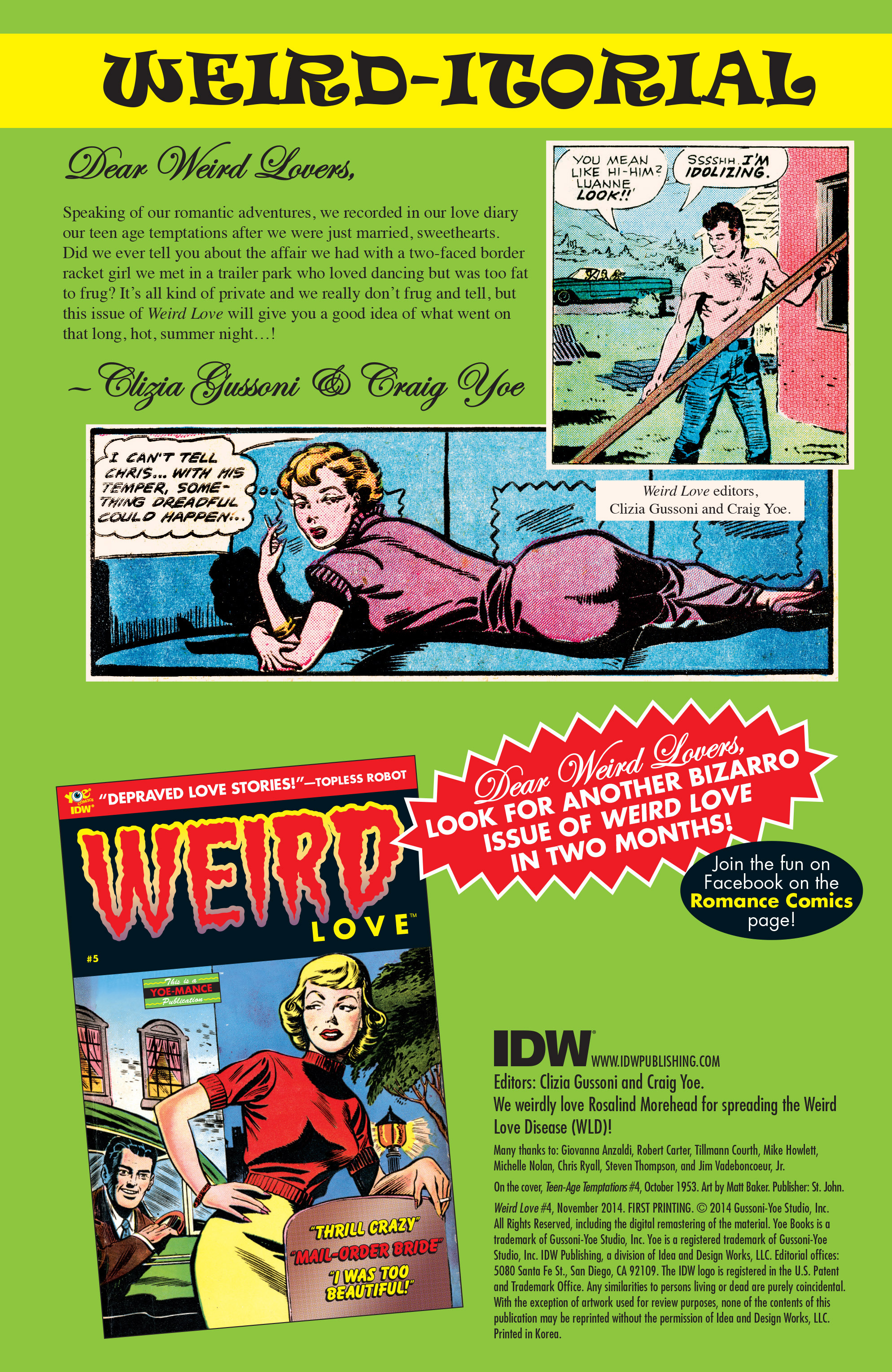 Read online Weird Love comic -  Issue #4 - 2