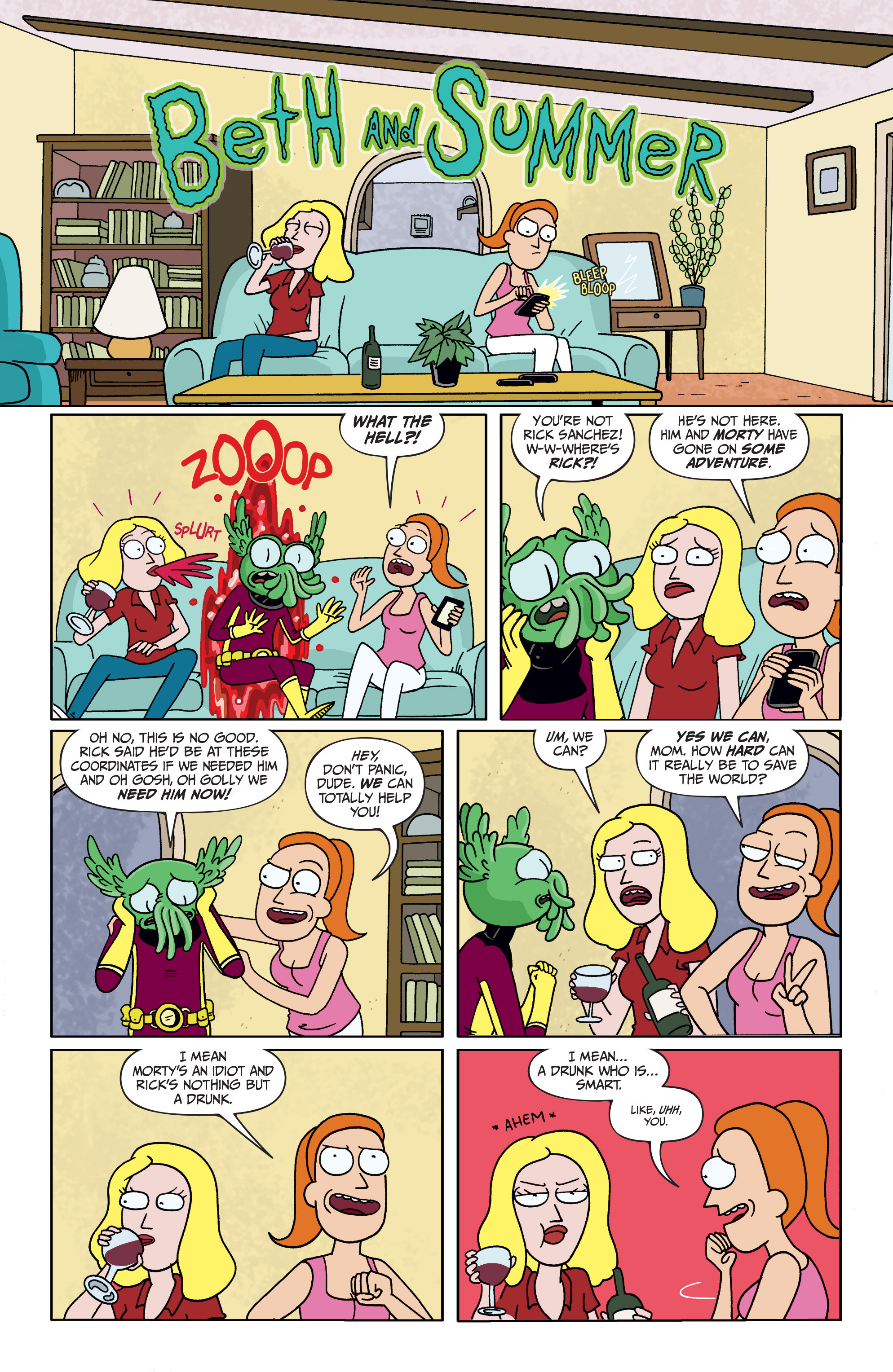 Read online Rick and Morty comic -  Issue #21 - 21