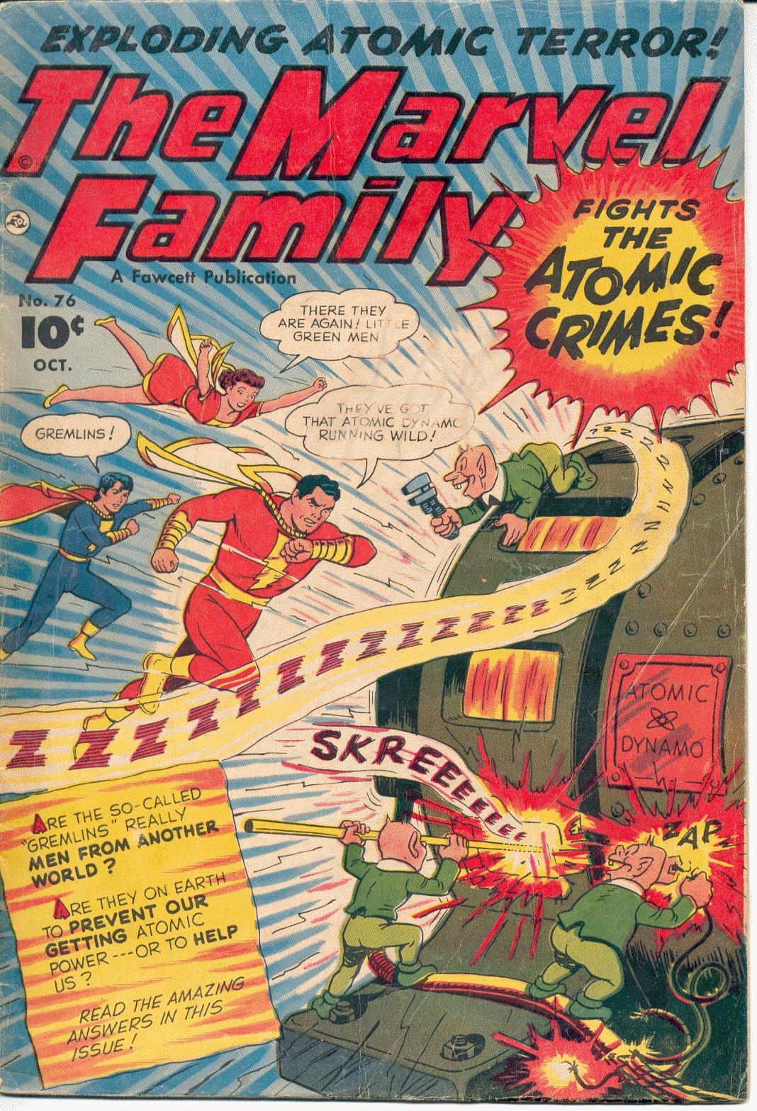 Read online The Marvel Family comic -  Issue #76 - 1
