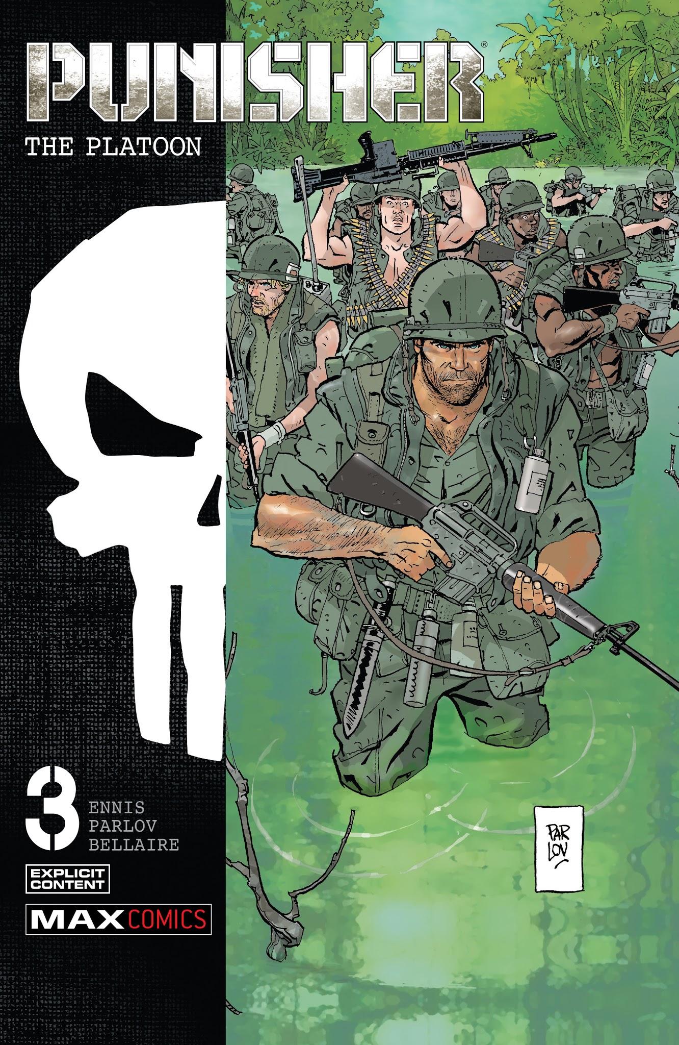 Read online Punisher MAX: The Platoon comic -  Issue #3 - 1