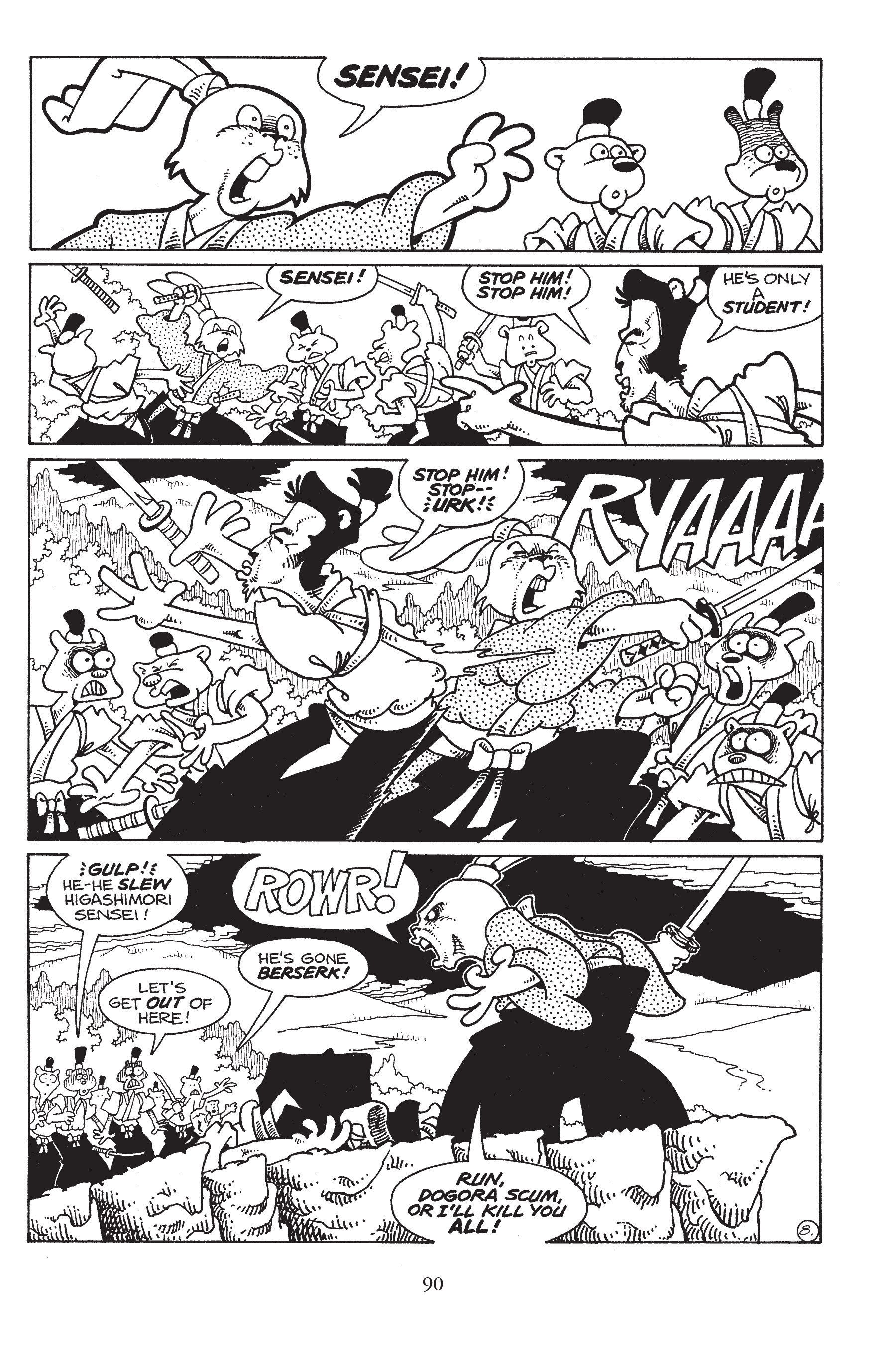 Read online Usagi Yojimbo (1987) comic -  Issue # _TPB 6 - 89