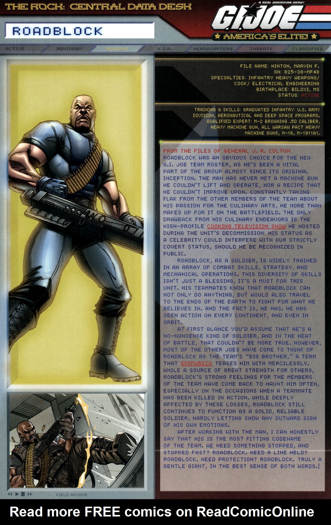 Read online G.I. Joe: Data Desk Handbook comic -  Issue #3 - 7