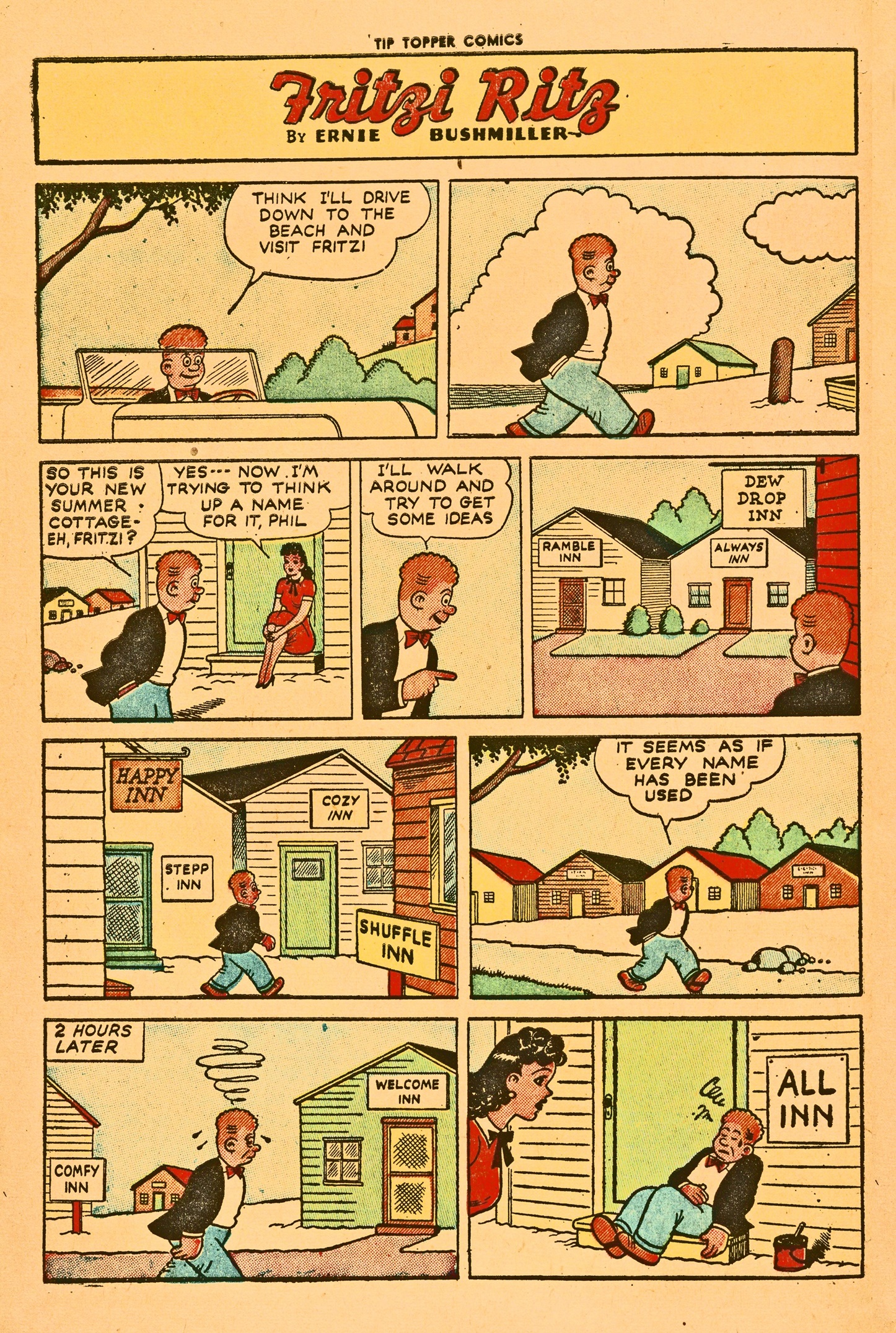 Read online Tip Topper Comics comic -  Issue #1 - 8