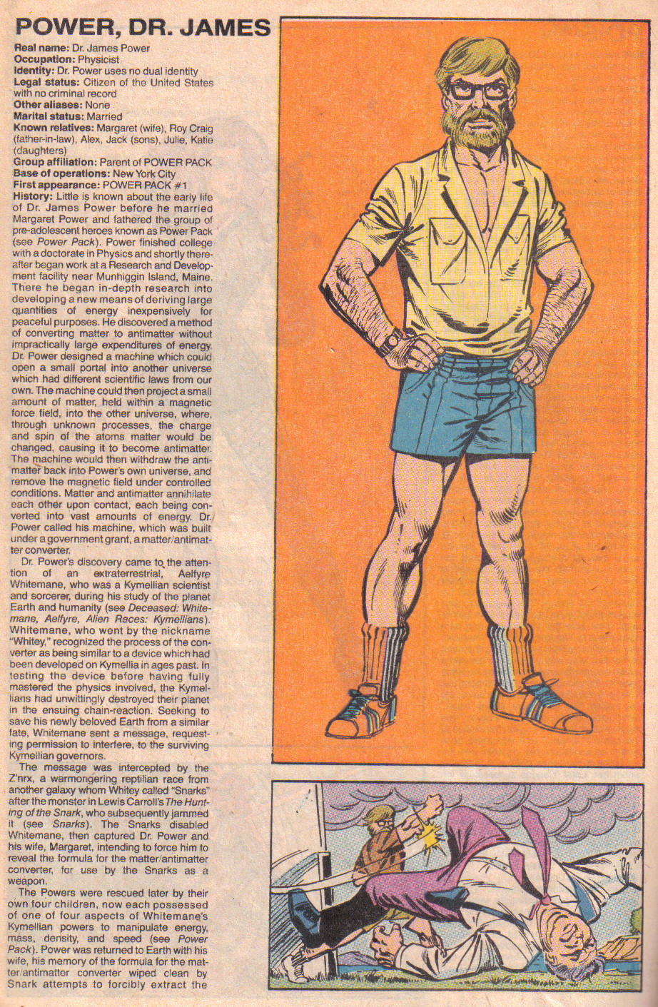 Read online The Official Handbook of the Marvel Universe: Update '89 comic -  Issue #5 - 47