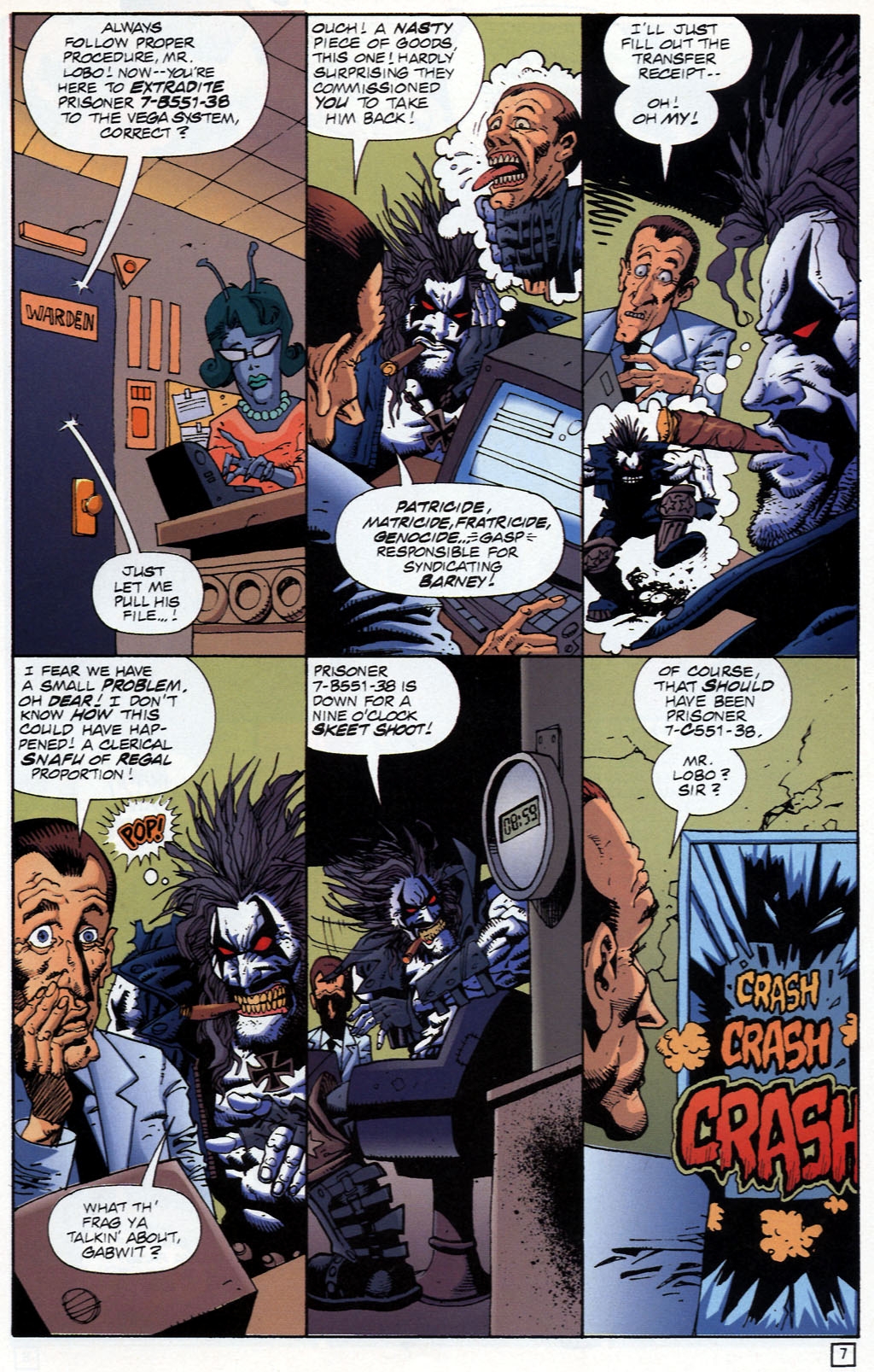 Read online Lobo: Death and Taxes comic -  Issue #1 - 8