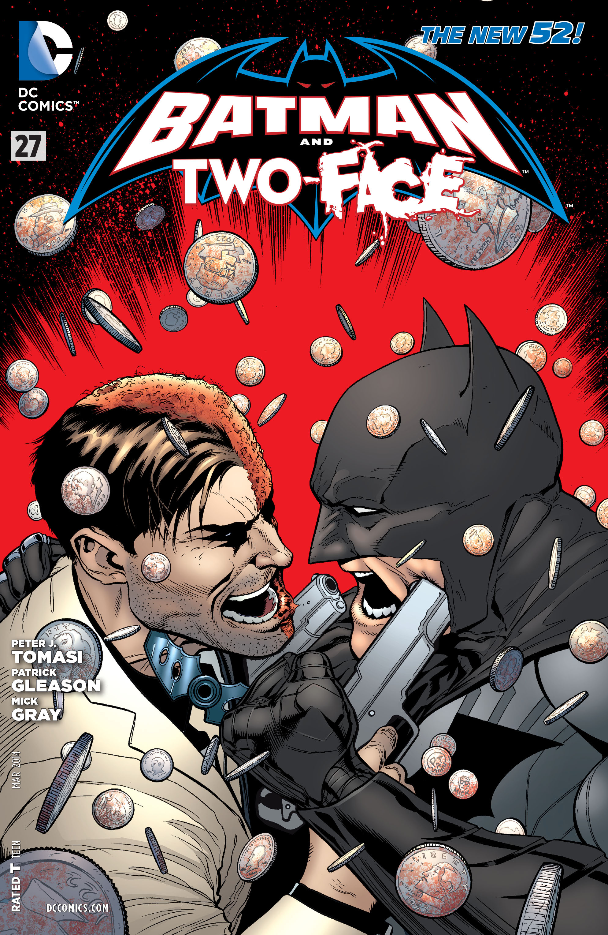 Read online Batman and Robin (2011) comic -  Issue #27 - Batman and Two-Face - 1