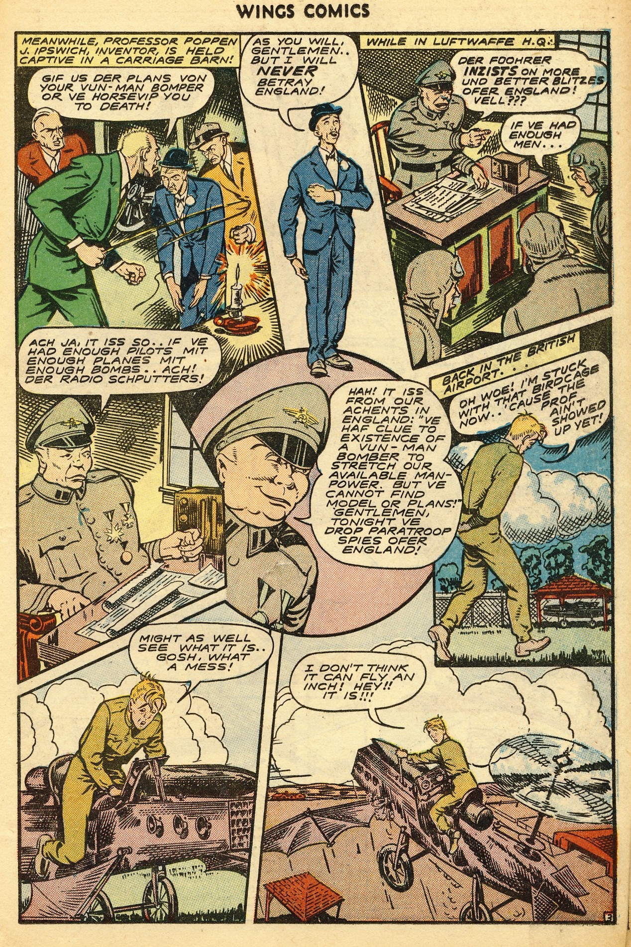 Read online Wings Comics comic -  Issue #45 - 15