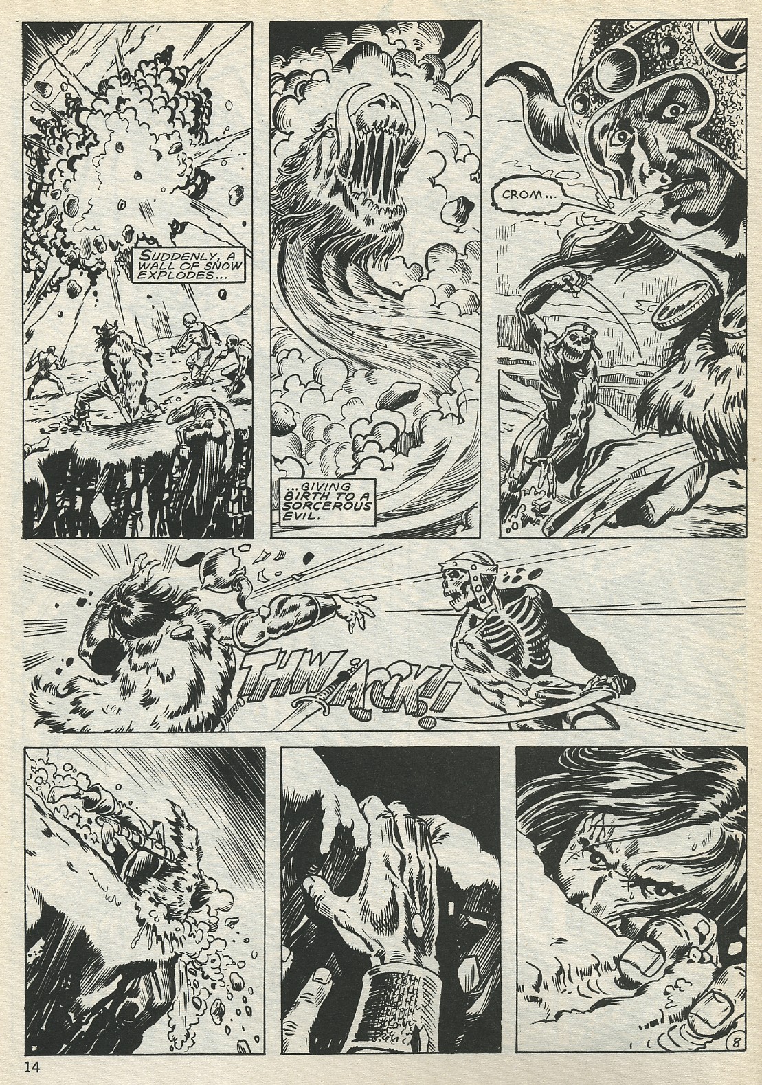 Read online The Savage Sword Of Conan comic -  Issue #128 - 13