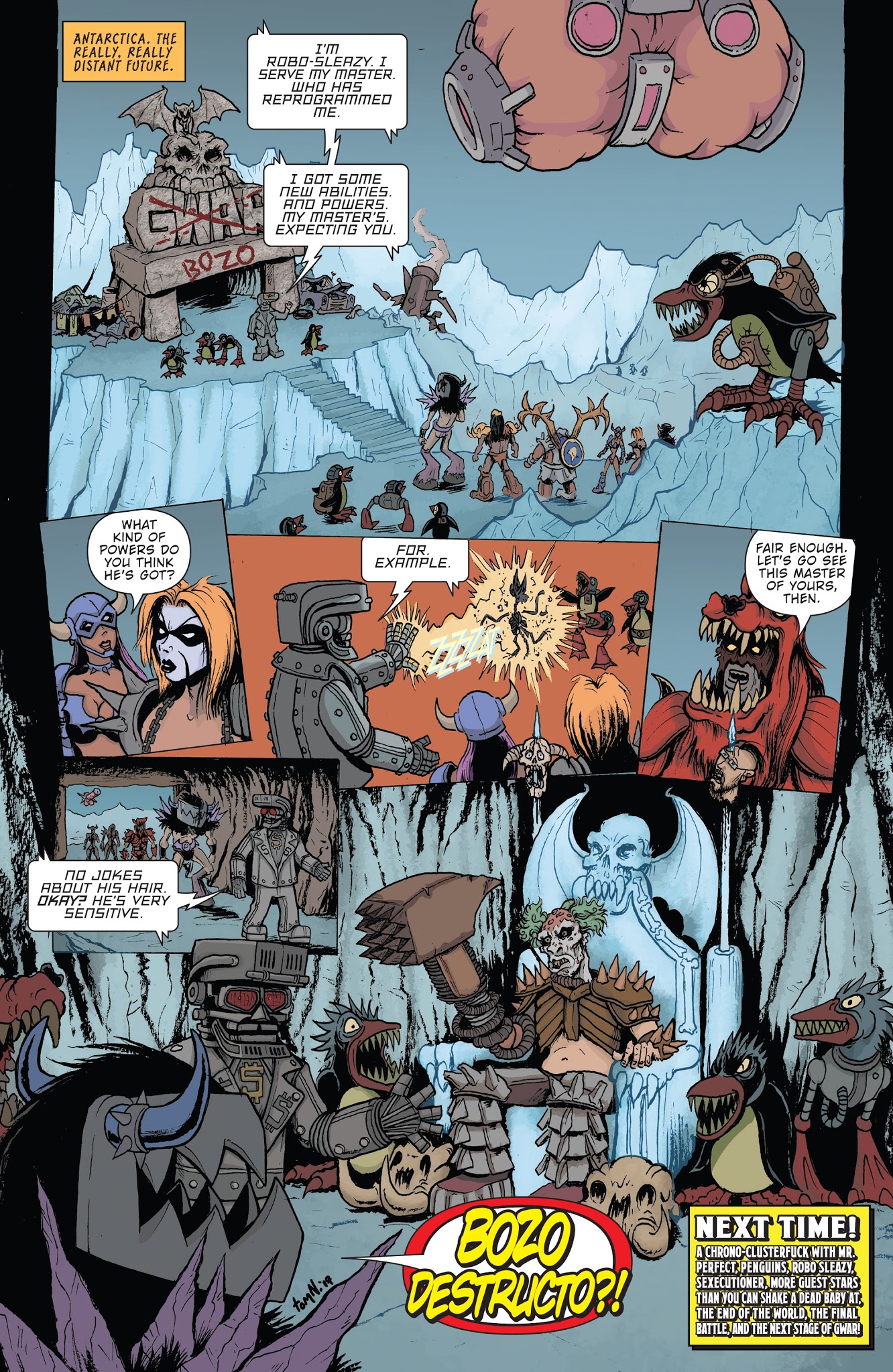 Read online Gwar: Orgasmageddon comic -  Issue #3 - 20