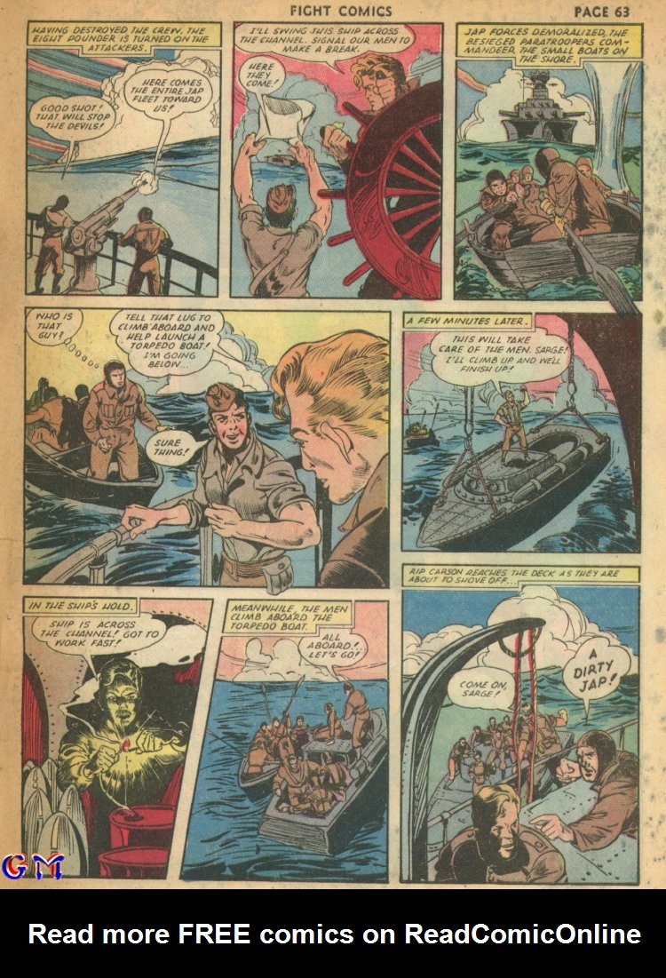 Read online Fight Comics comic -  Issue #20 - 64