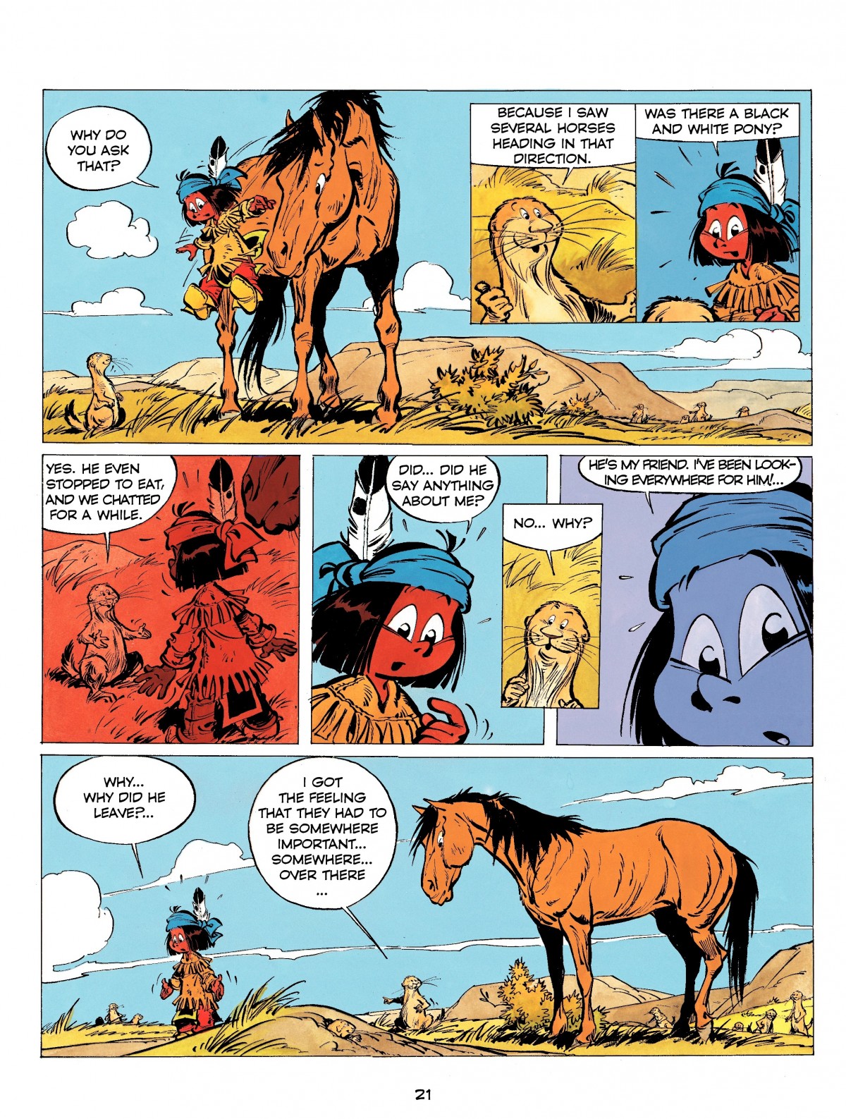 Read online Yakari comic -  Issue #12 - 21