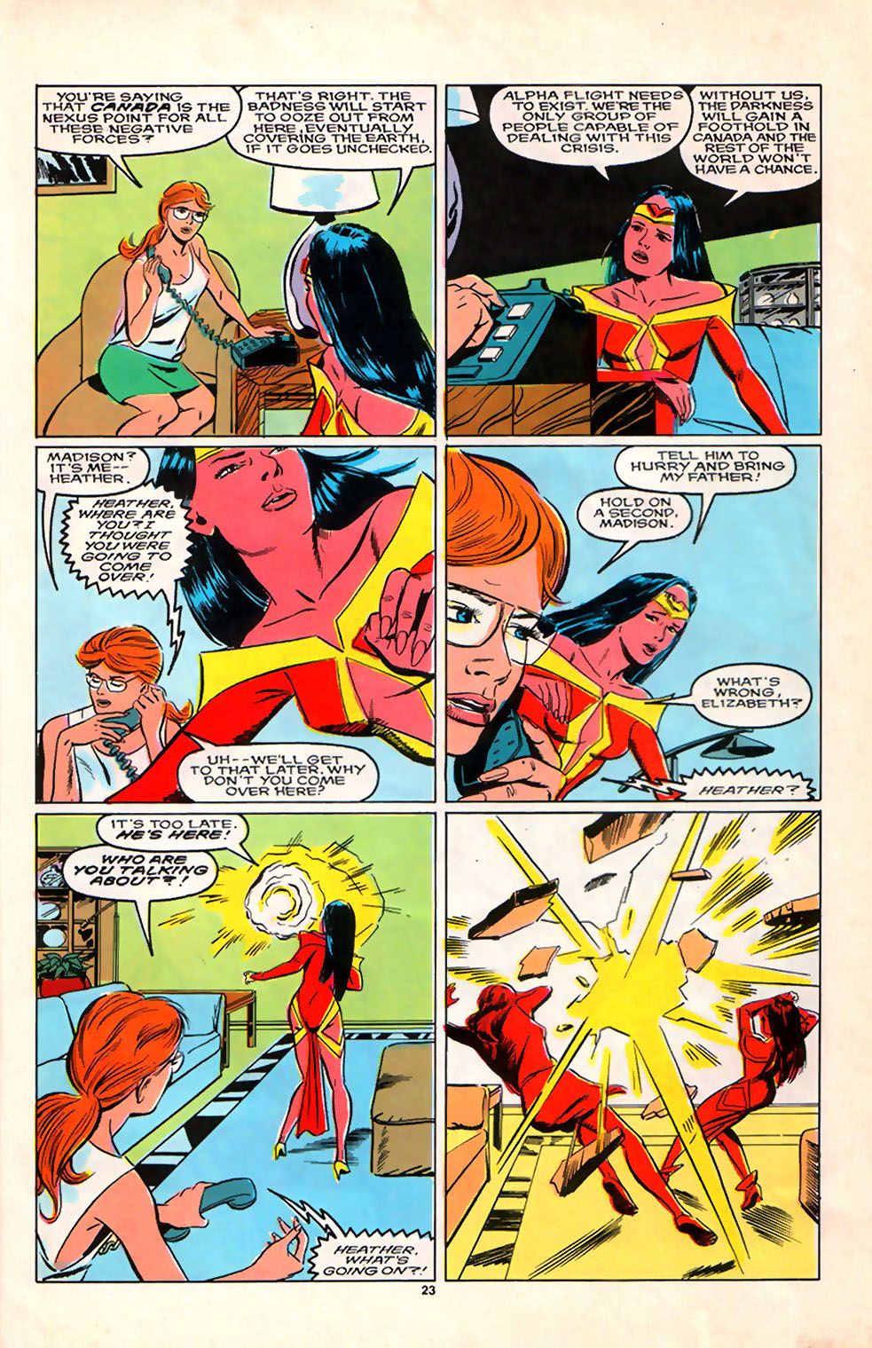Read online Alpha Flight (1983) comic -  Issue #71 - 25