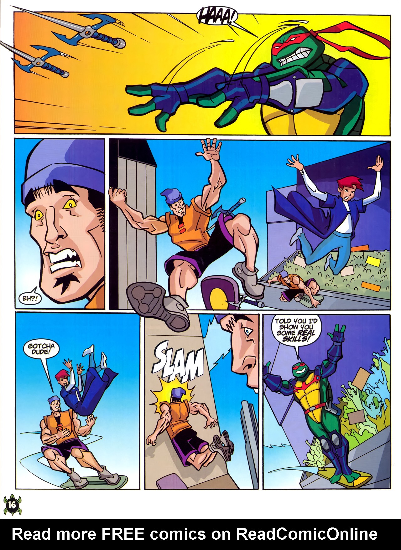 Read online Teenage Mutant Ninja Turtles Comic comic -  Issue #1 - 14