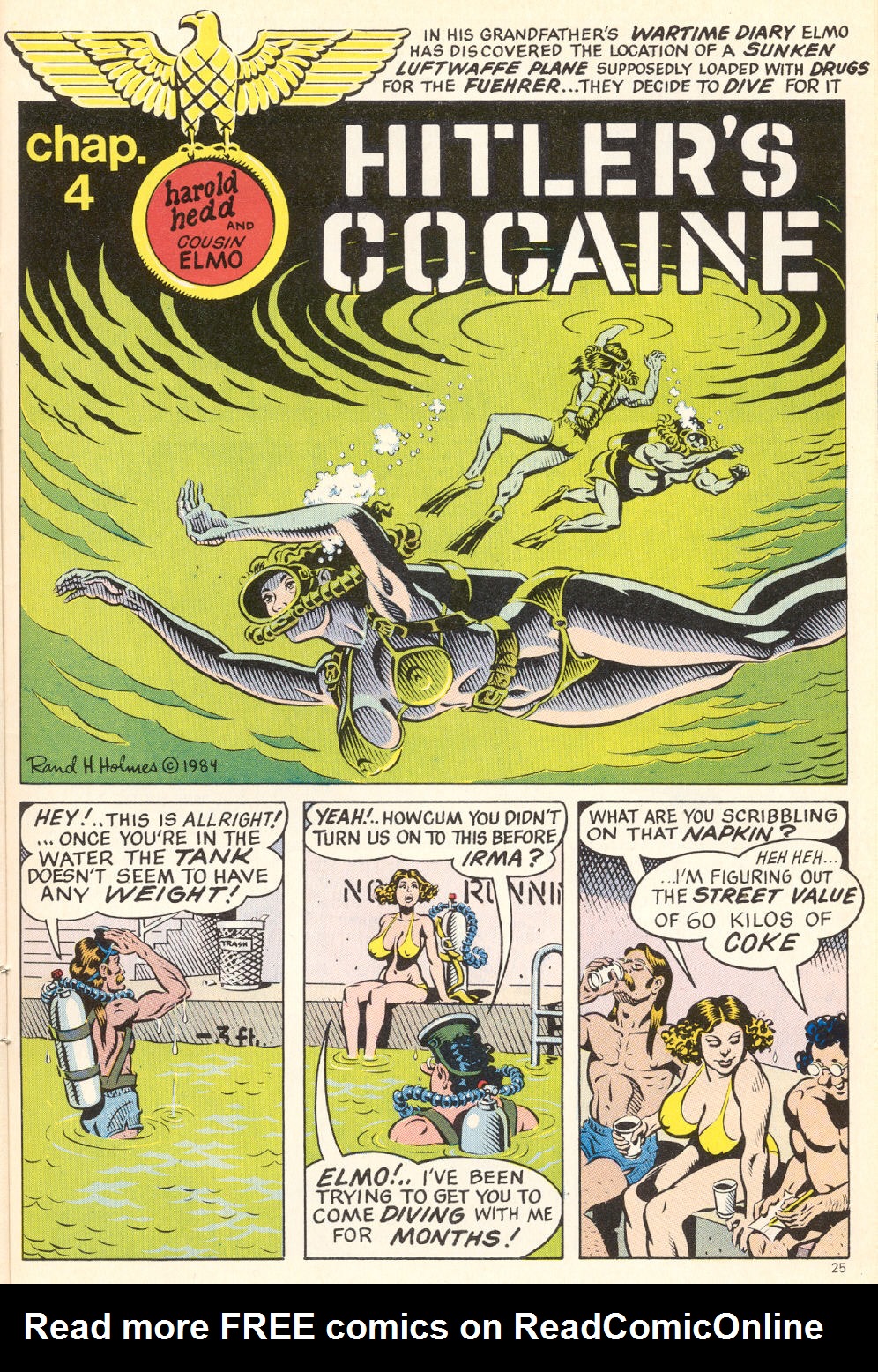 Read online Harold Hedd in "Hitler's Cocaine" comic -  Issue #1 - 27
