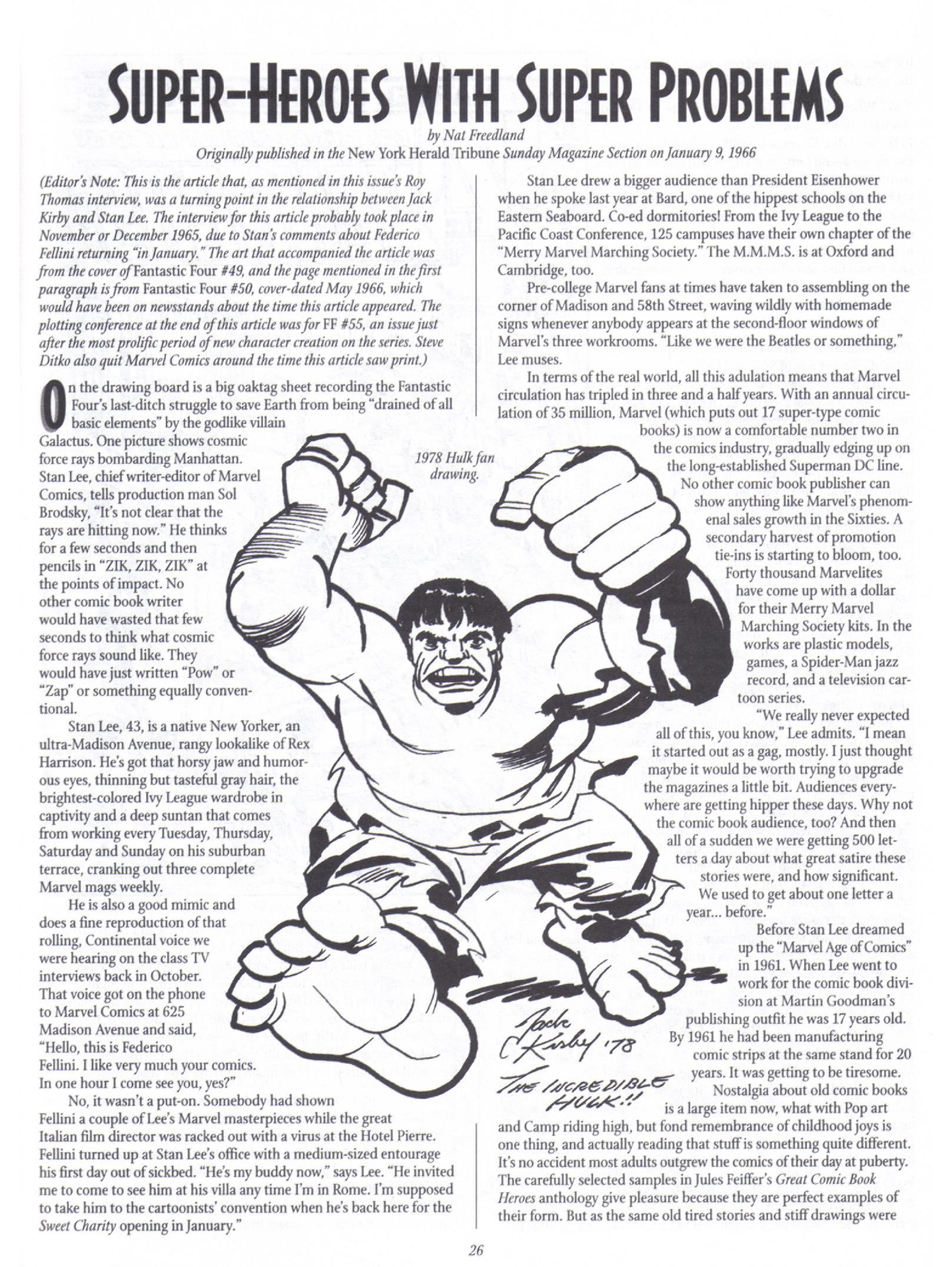 Read online The Jack Kirby Collector comic -  Issue #18 - 26