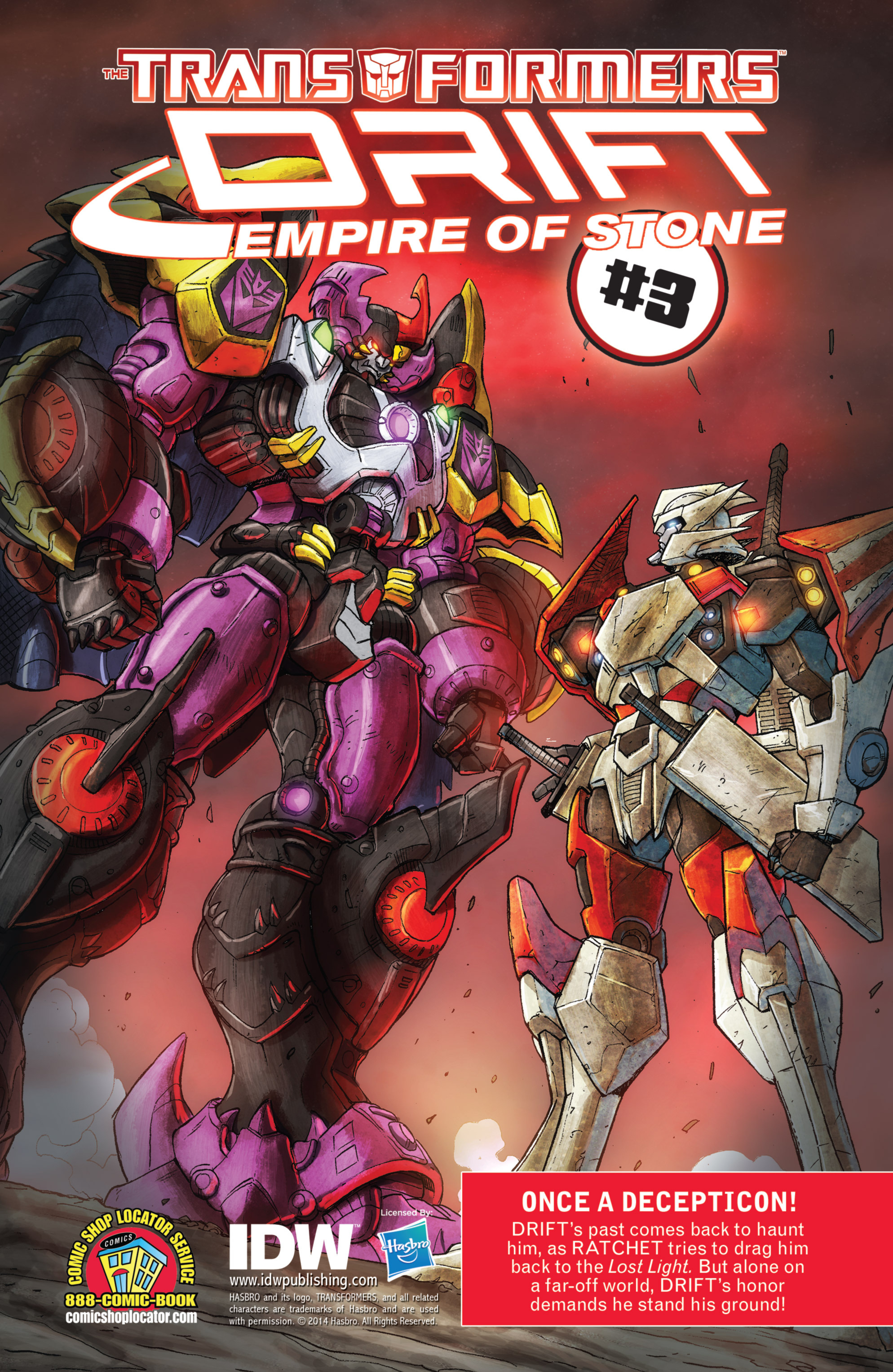 Read online The Transformers: Drift - Empire of Stone comic -  Issue #2 - 25
