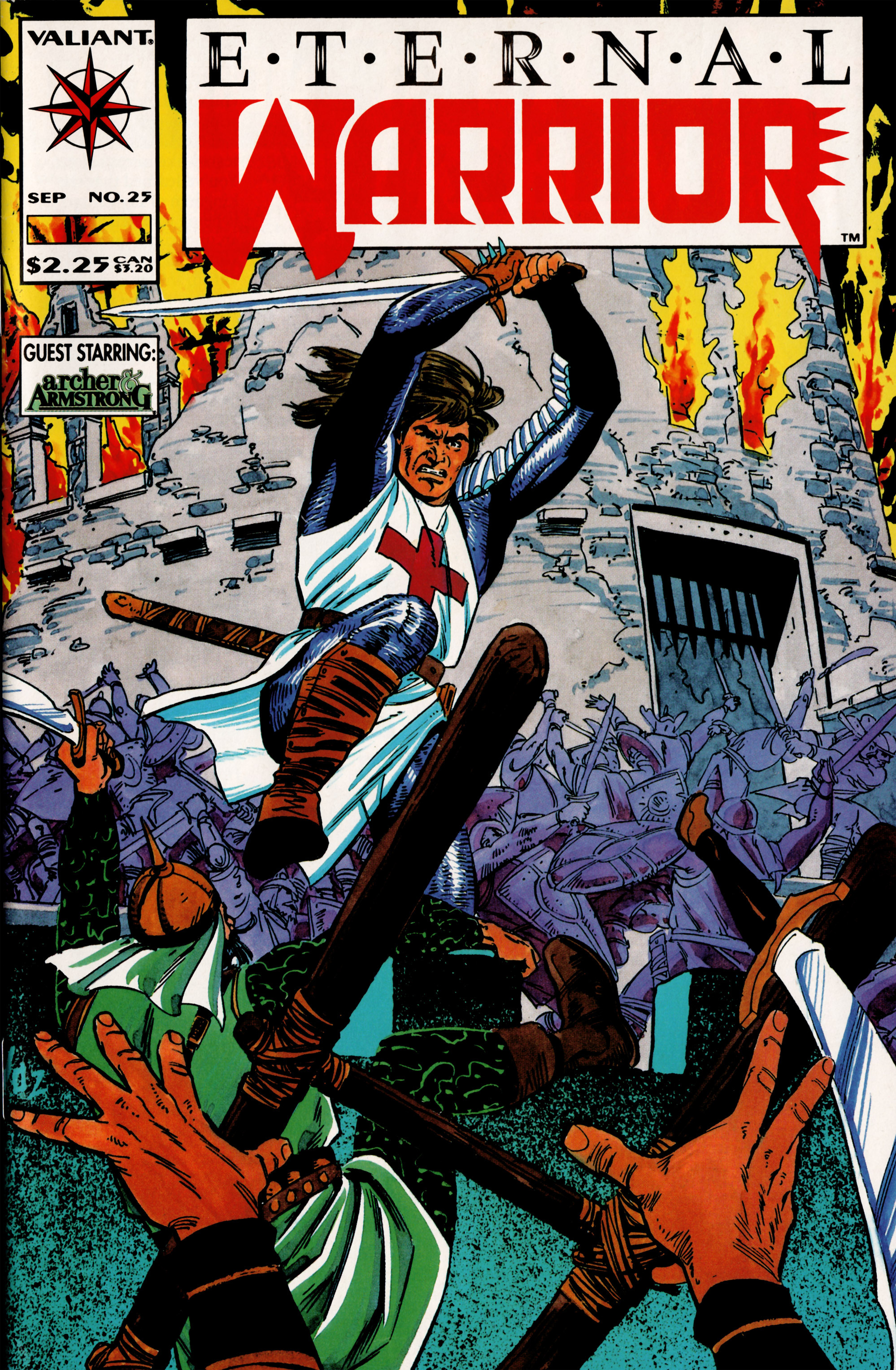 Read online Eternal Warrior (1992) comic -  Issue #25 - 1