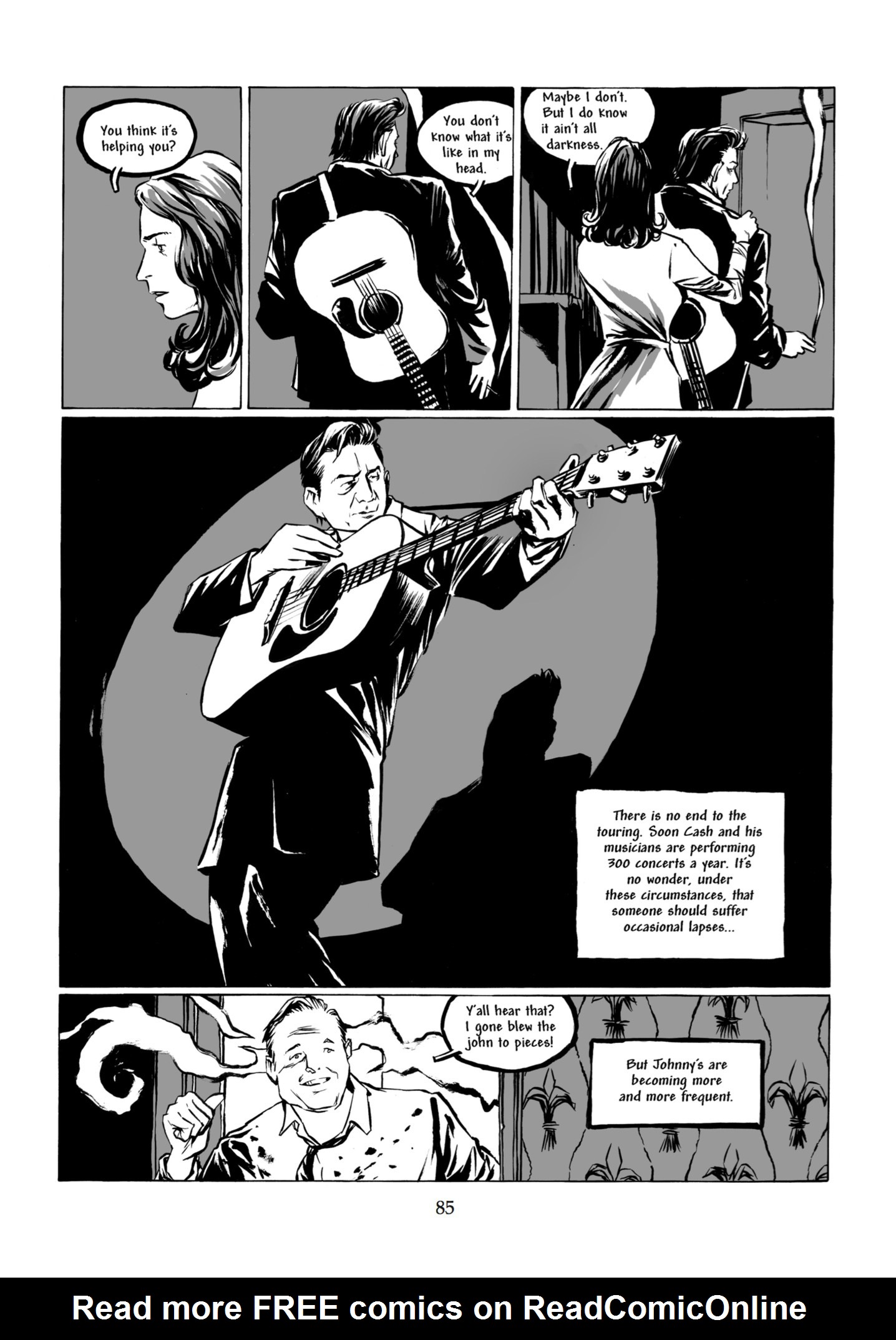 Read online Johnny Cash: I See a Darkness comic -  Issue # TPB - 81