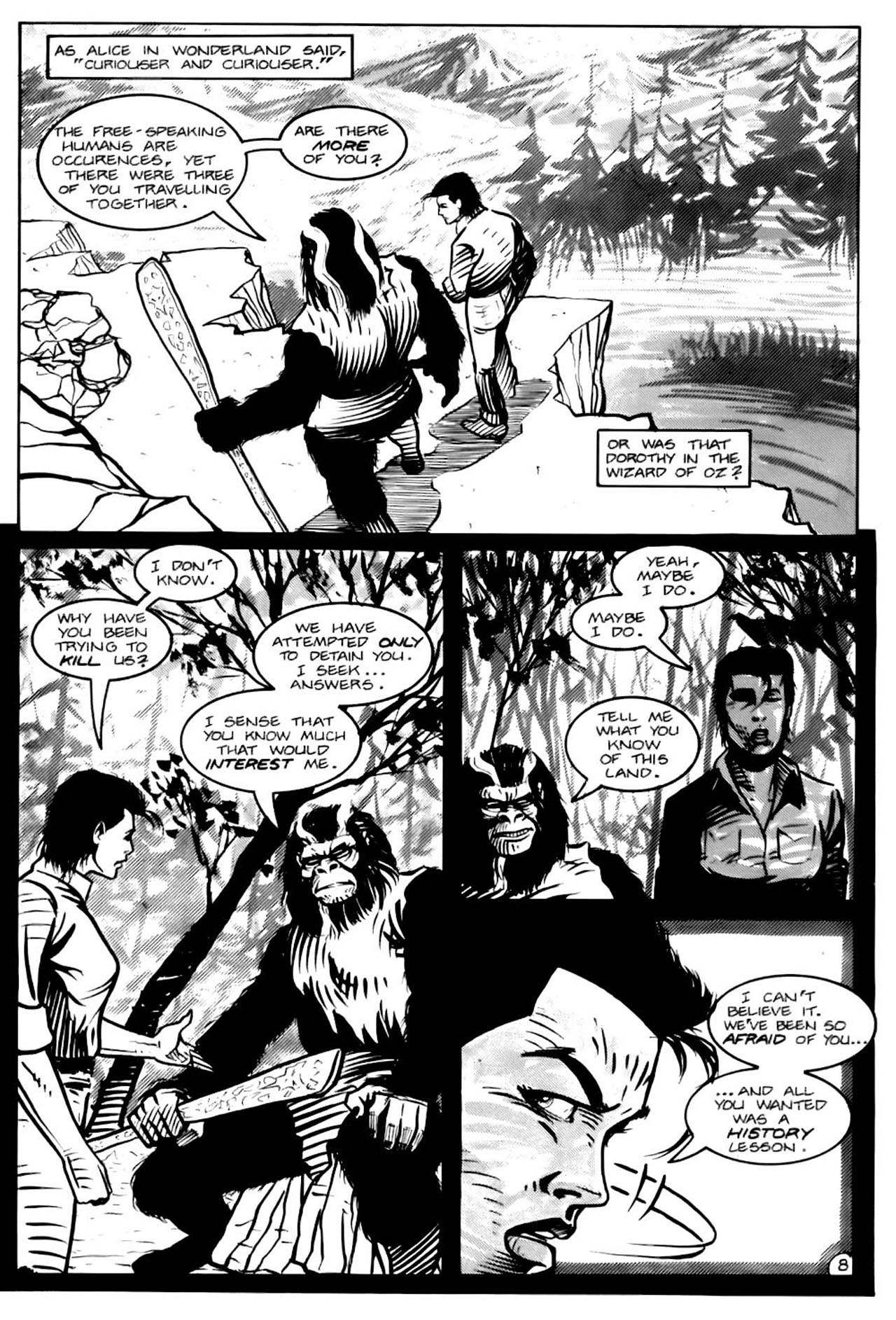 Read online Planet of the Apes (1990) comic -  Issue #17 - 10