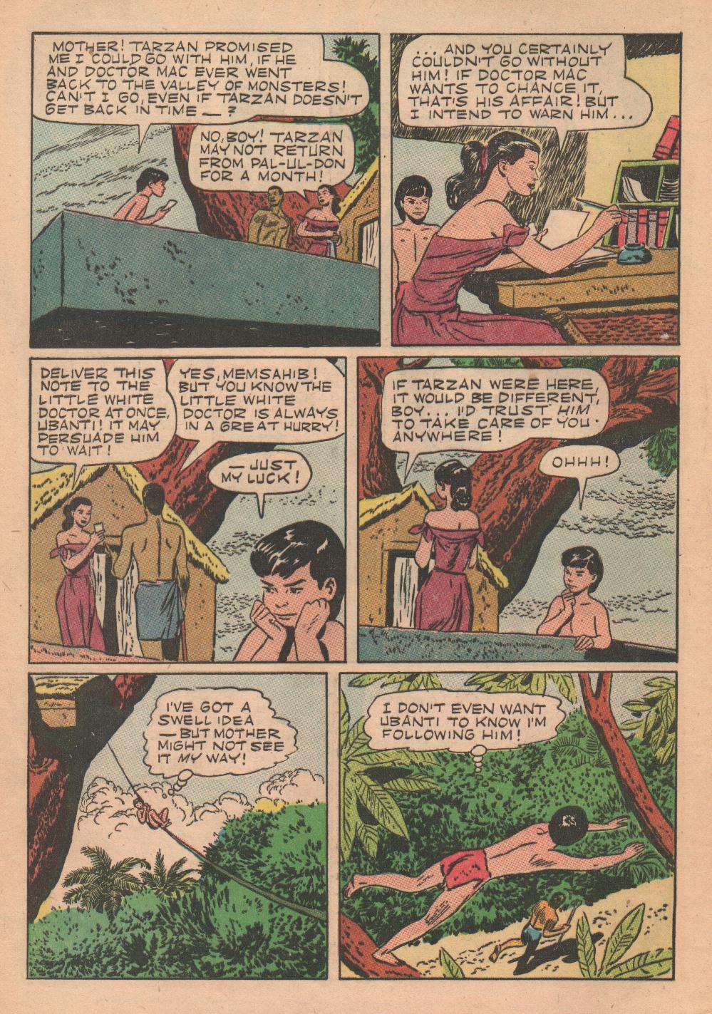 Read online Tarzan (1948) comic -  Issue #31 - 4