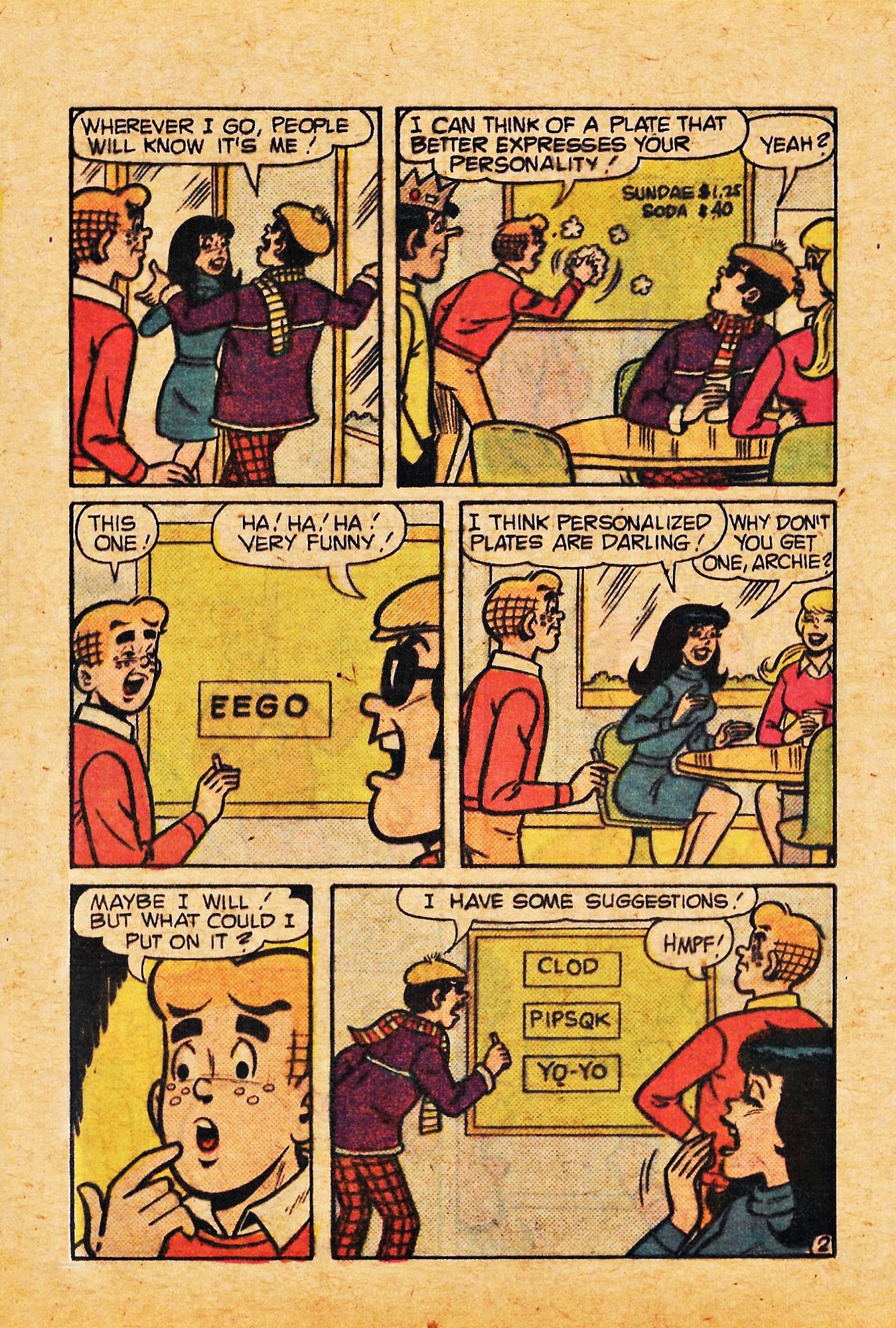 Read online Betty and Veronica Digest Magazine comic -  Issue #30 - 69